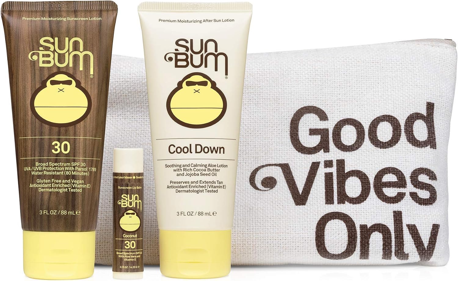 Thumbnail 1 de Sun Bum The Getaway SPF 30 Sunscreen Kit with Lip Balm and After-Sun Lotion