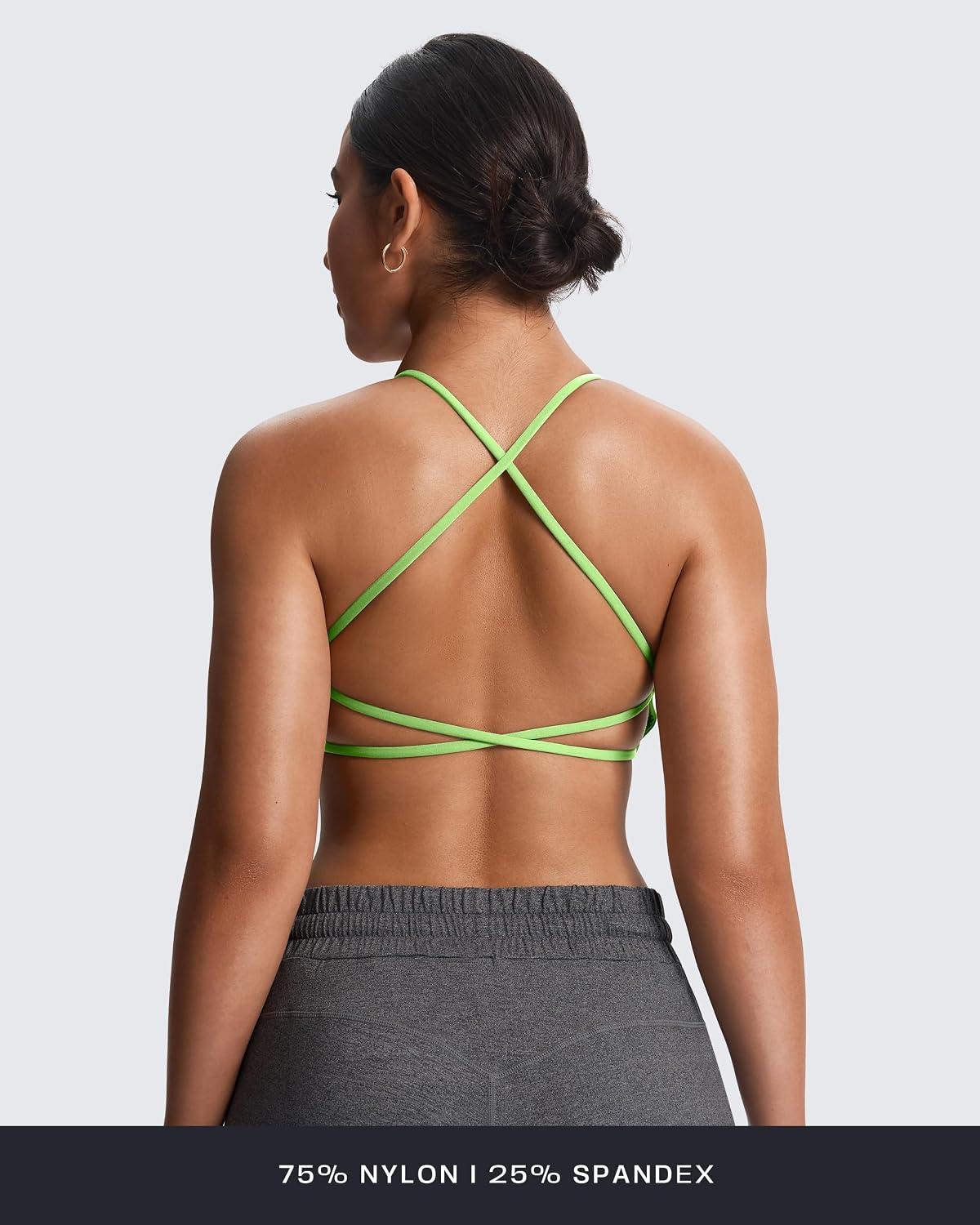Thumbnail 2 de Aoxjox Women's Trinity Ivy Low Impact Sports Bra: Comfortable, Versatile Yoga Crop Tank