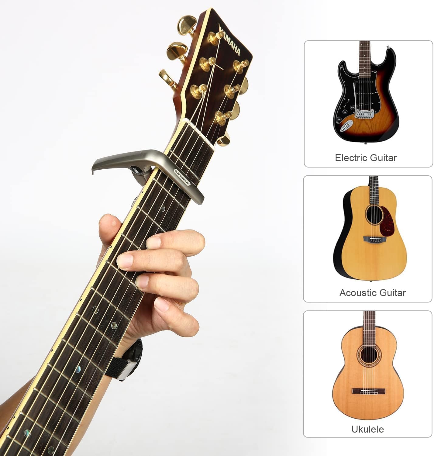 Detalle de SGPRO 3-in-1 Guitar Capo SG-GC20A