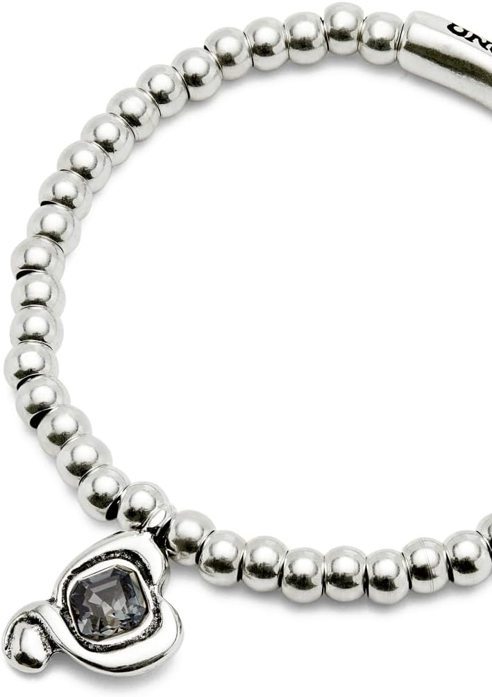 Detalle 2 de Uno de 50 Bracciale Collezione Expressive Being per donna, argento 925 – colore nero, taglia L, prodotto in Spagna