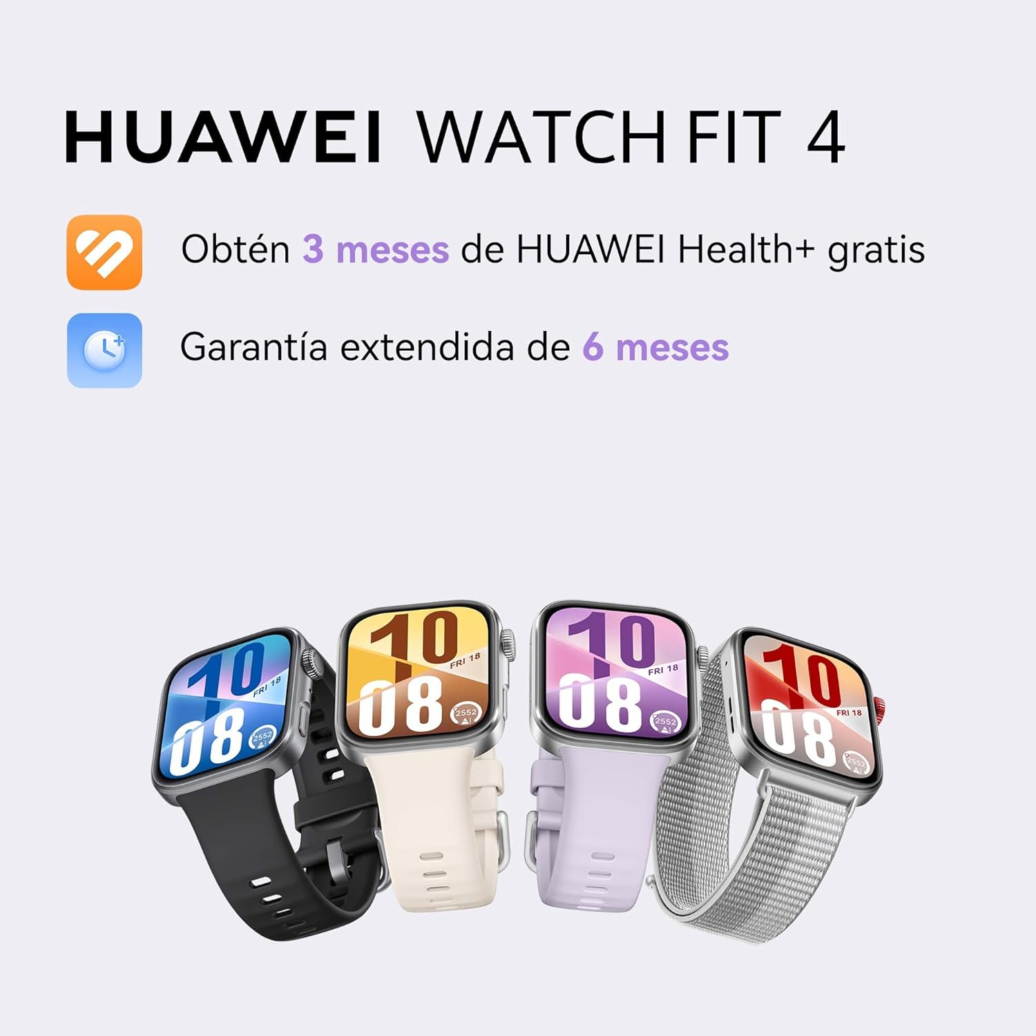 Detalle 2 de HUAWEI Watch FIT 4 Smartwatch con GPS, NFC y Brillo 2000 nits