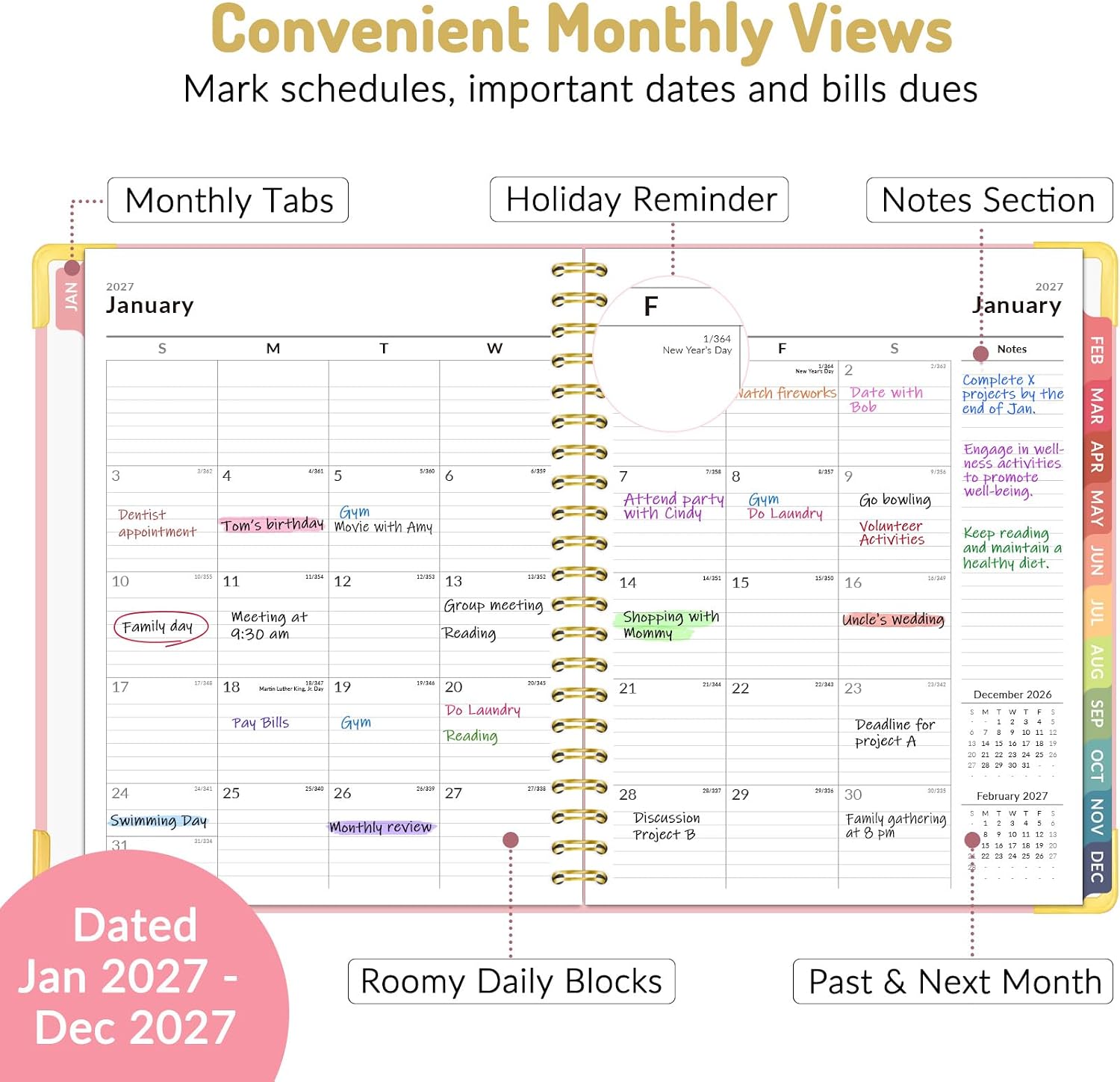 Detalle de Forvencer Planner, 2027
