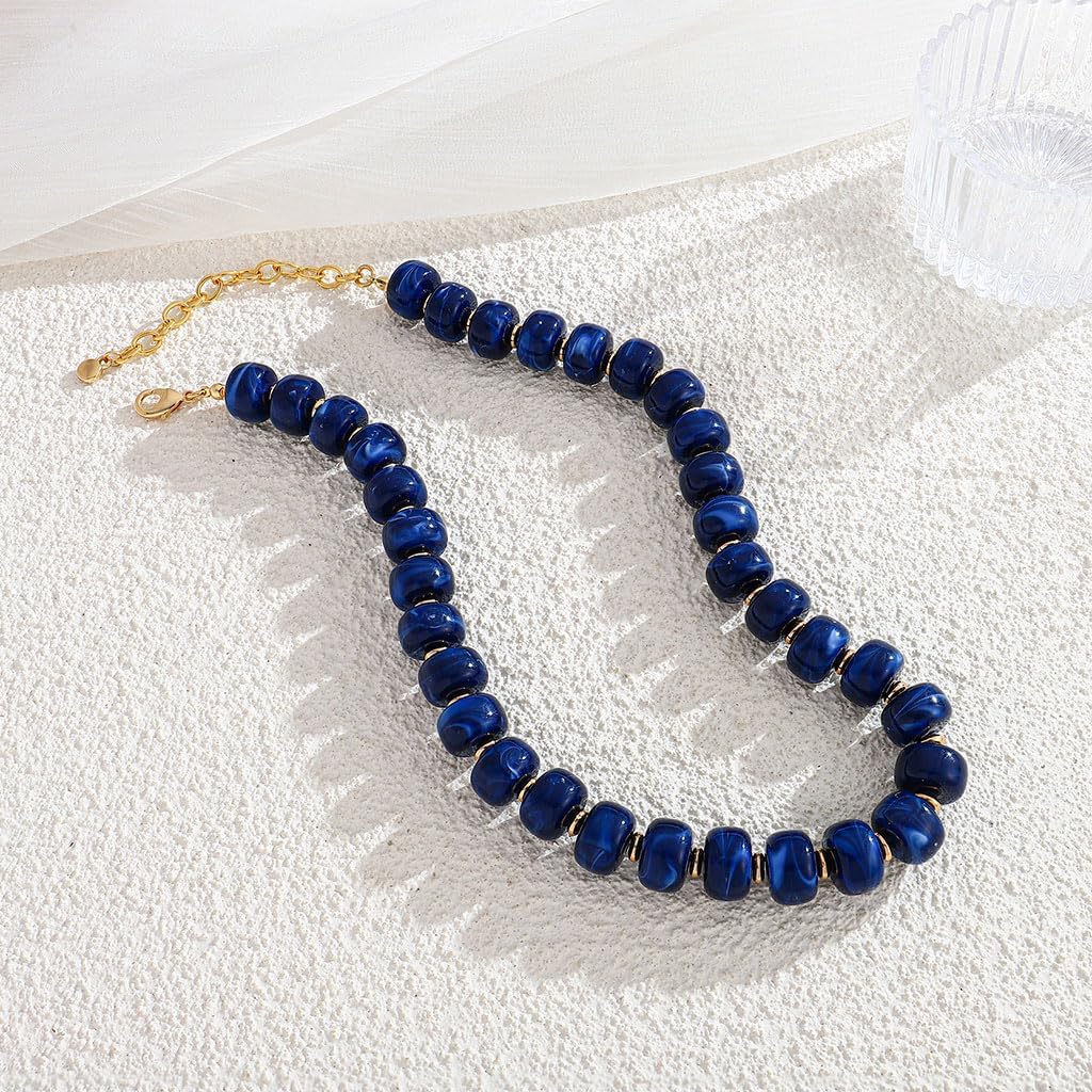 Detalle 2 de ENSKEFEN Beaded Necklace in Acrylic Resin