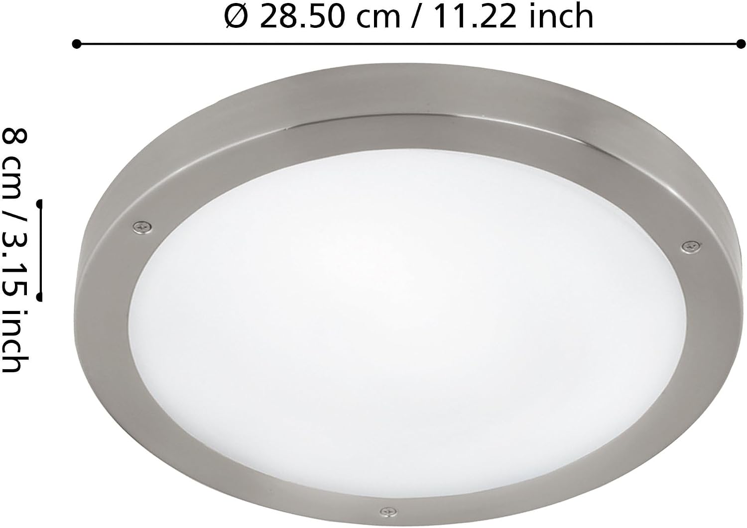 Detalle 2 de Eglo Vento 1 lampada da soffitto 11W