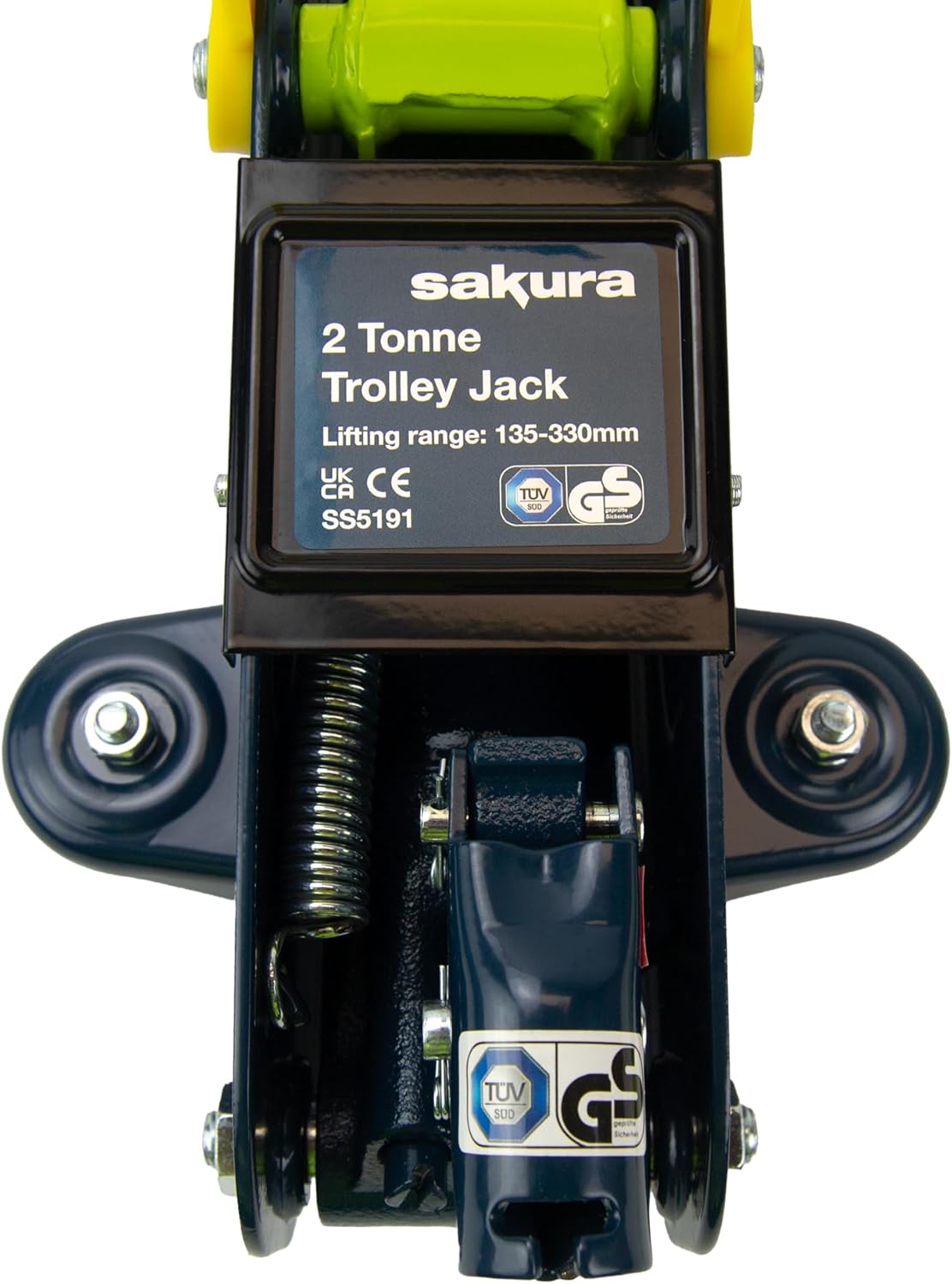 Thumbnail 4 de Sakura 2 Tonne Hydraulic Trolley Jack for Cars (SS5191) with 135–330mm Lift Range