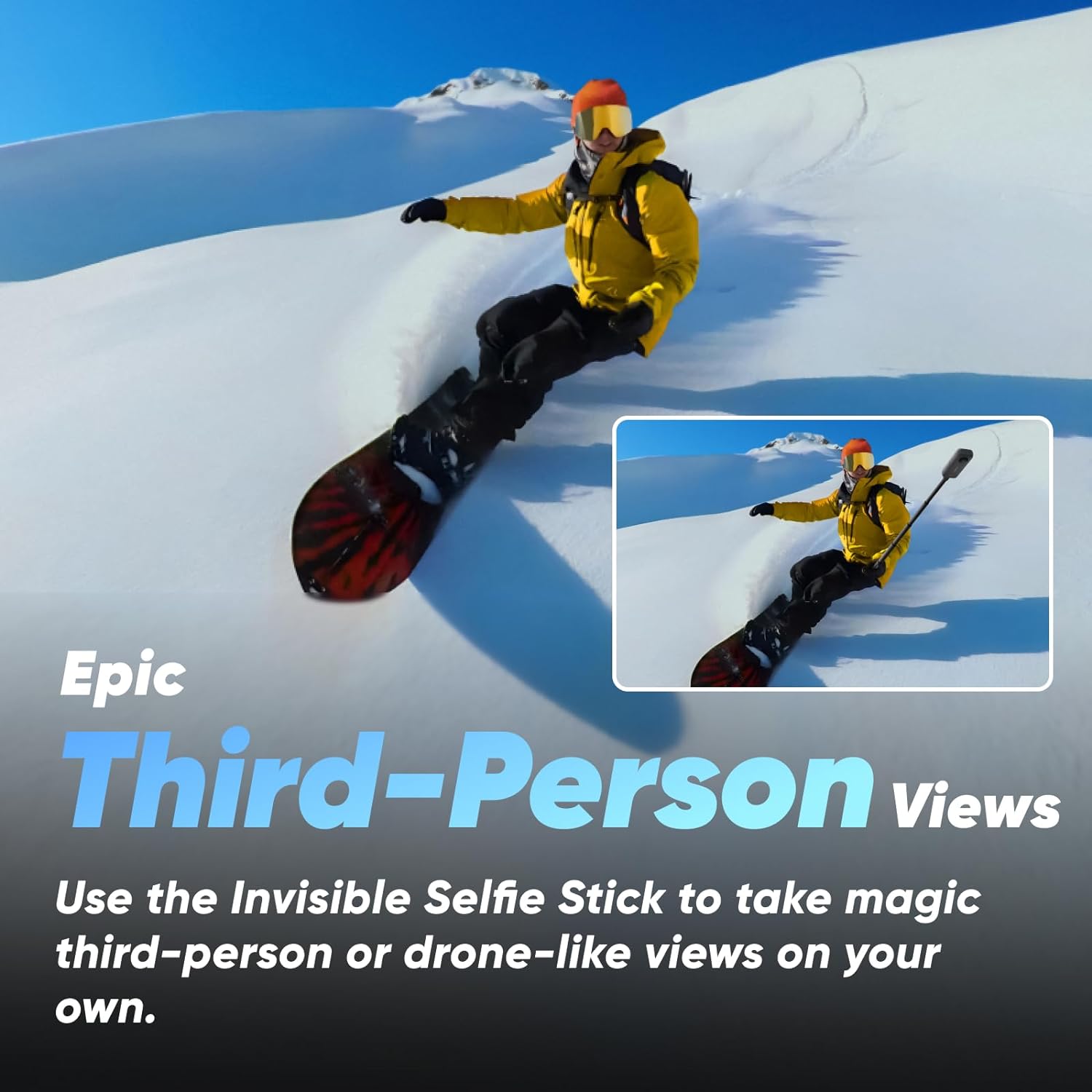 Thumbnail 4 de Insta360 X3 Get-Set Kit (Waterproof 360 action camera) with 1/2-inch 48MP sensor and 5.7K 360 Active HDR