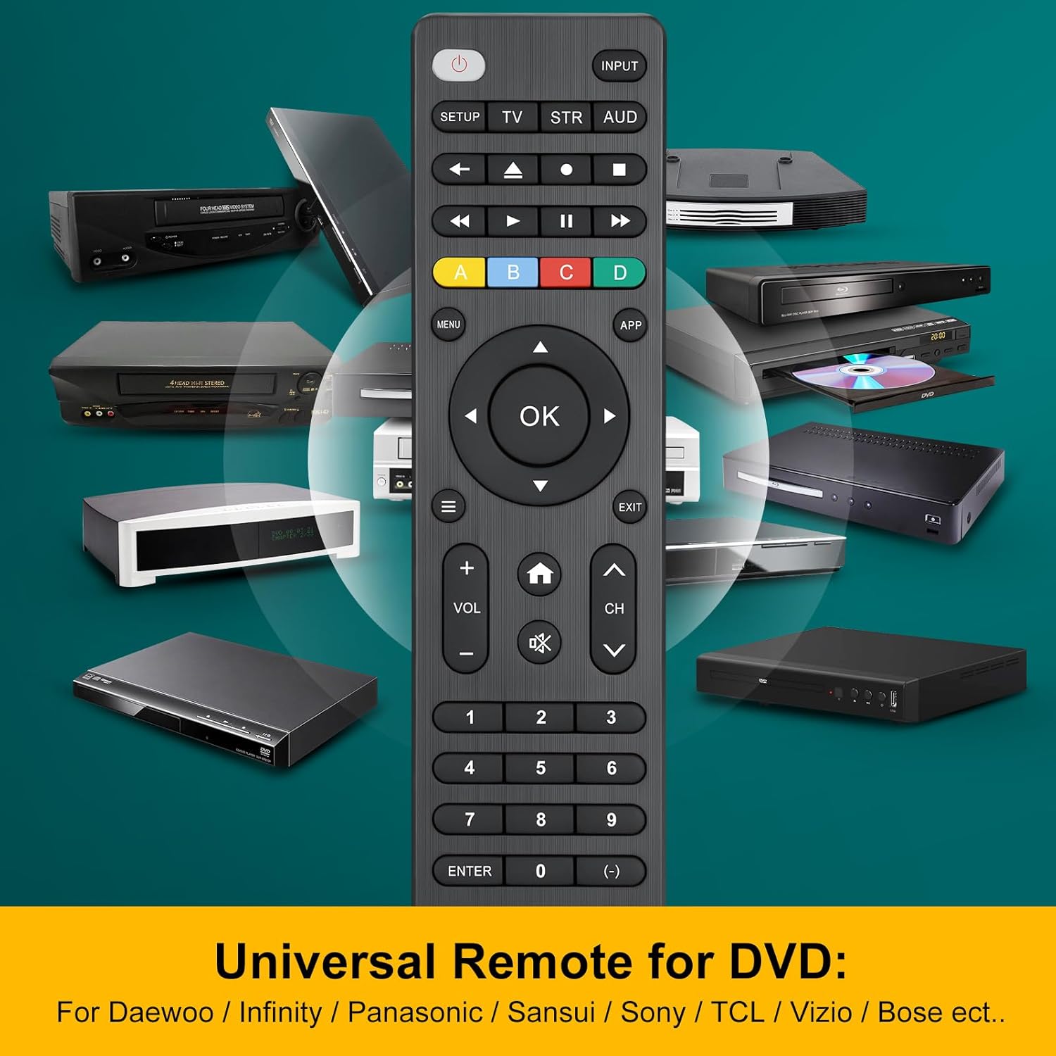 Thumbnail 2 de Télécommande universelle TV pour Samsung, LG, Sony, TCL, Hisense et plus