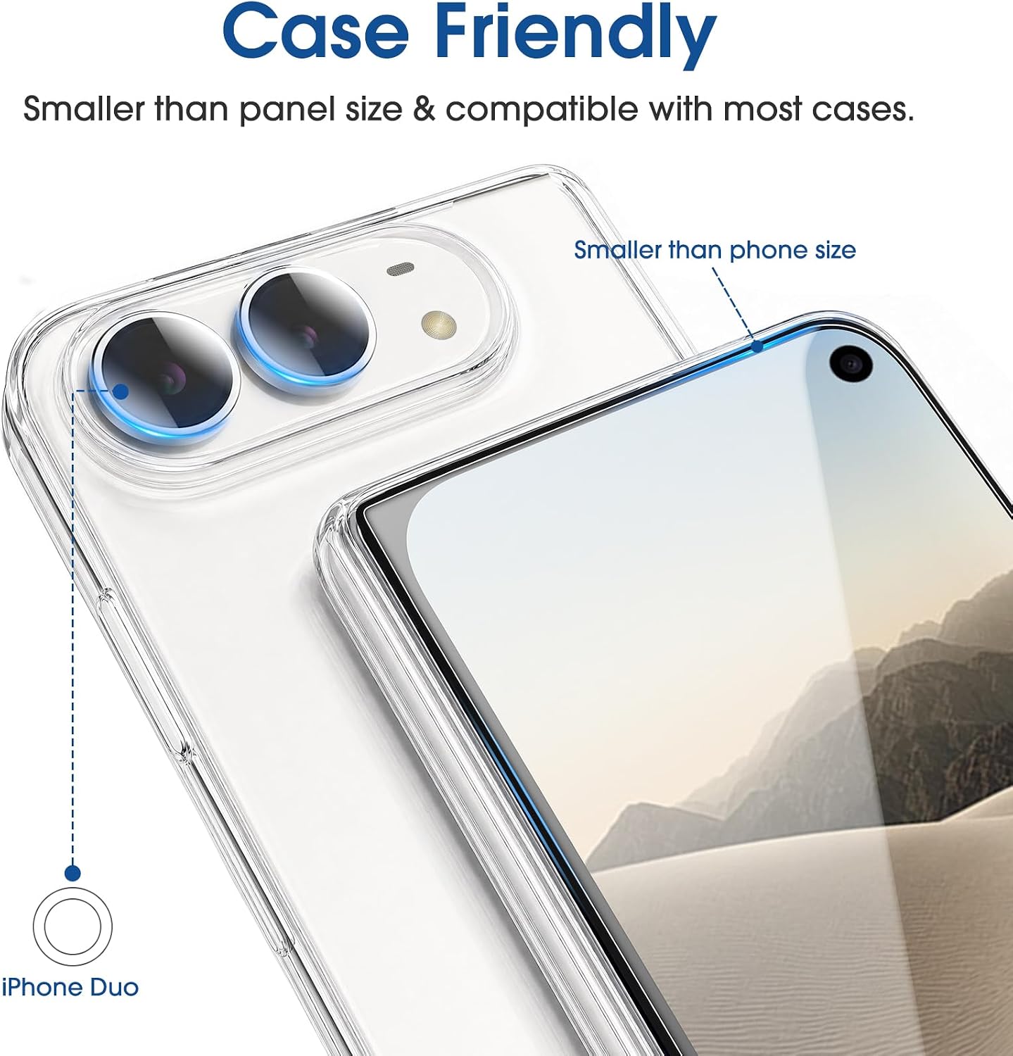 Thumbnail 6 de amFilm OneTouch OT-IPH18F iPhone Duo Screen Protector, 9H Tempered Glass