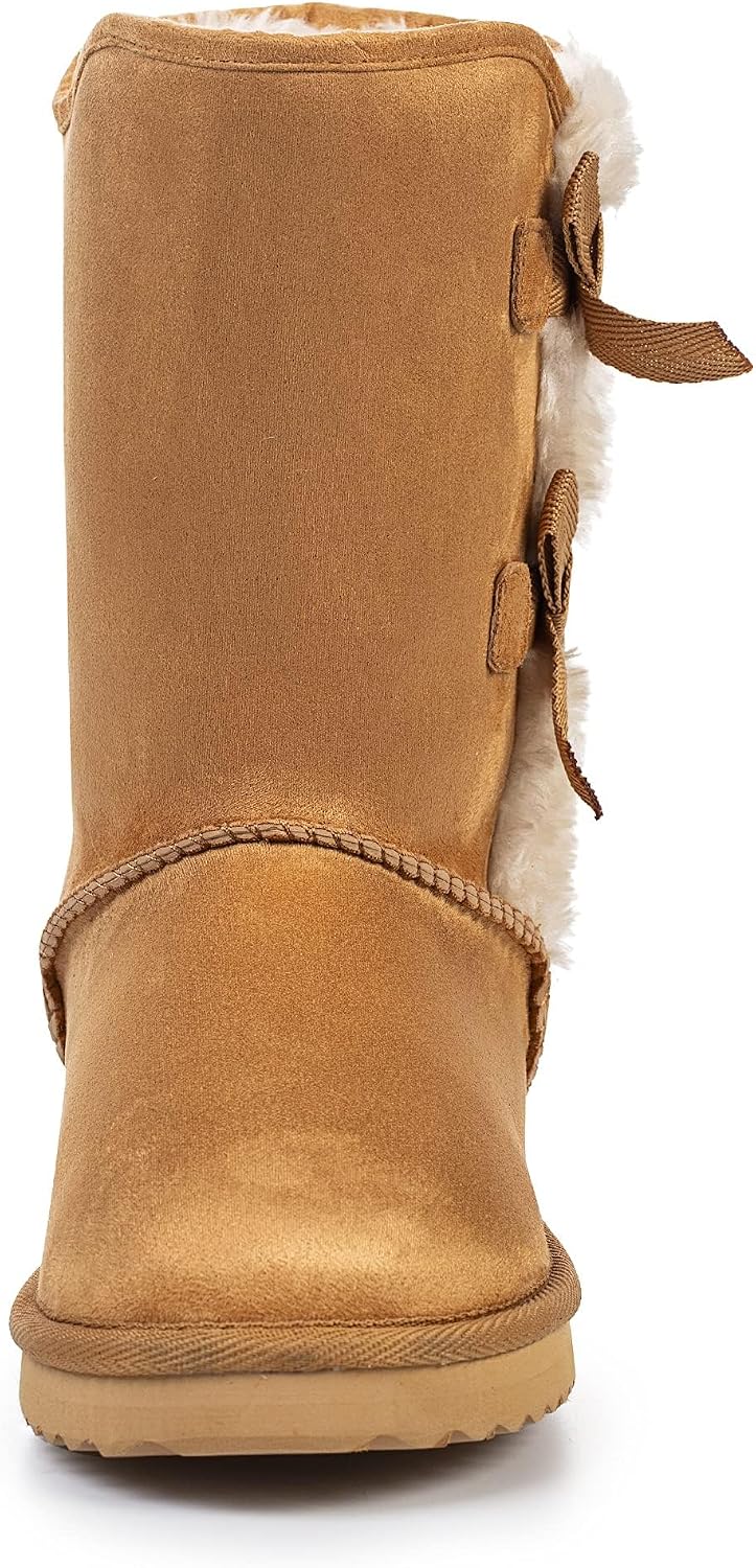 Detalle 2 de KRABOR Women's Suede Snow Boots