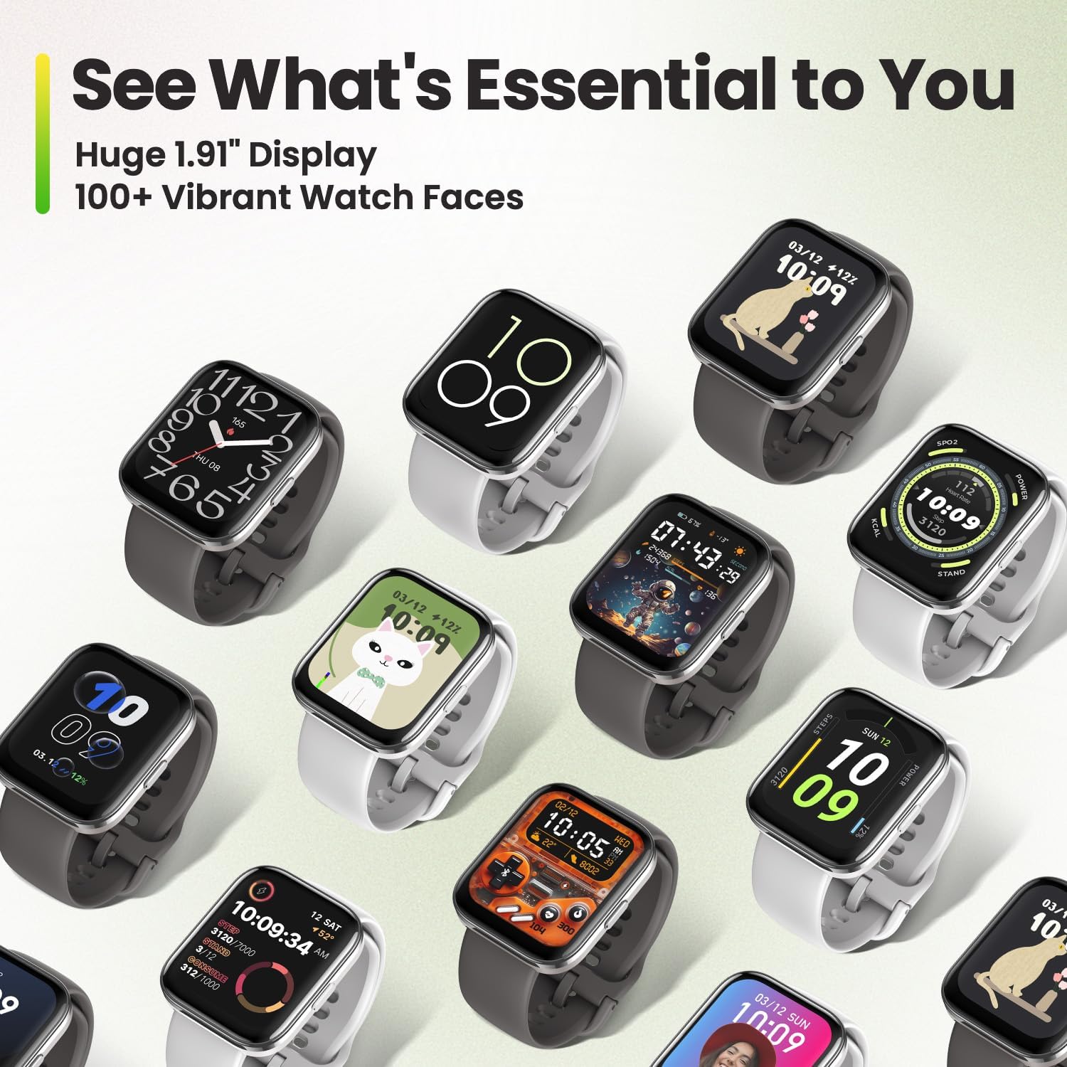 Detalle 2 de Amazfit Bip 5 Unity 46mm smartwatch with 1.91" display, Bluetooth calling and up to 11-day battery