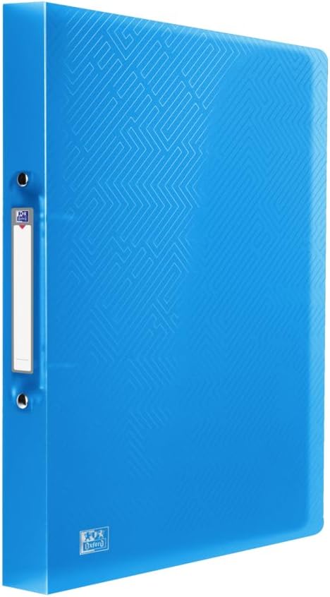 Thumbnail 3 de Oxford A4 Ring Binders for Students (40 mm spine, pack of 5) – wipe-clean plastic folders in assorted colours