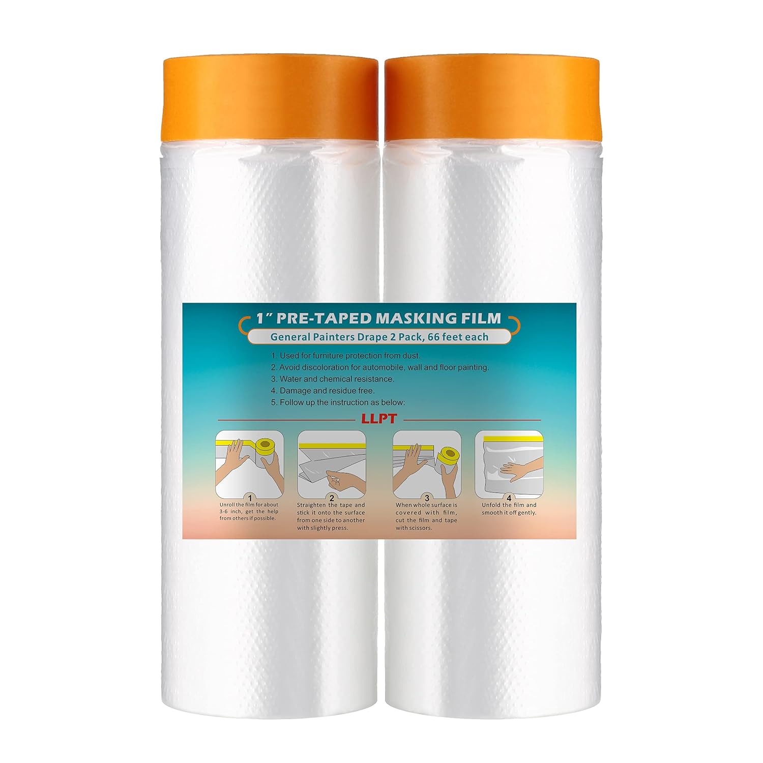 Detalle de LLPT Tape and Drape masking film 150cm