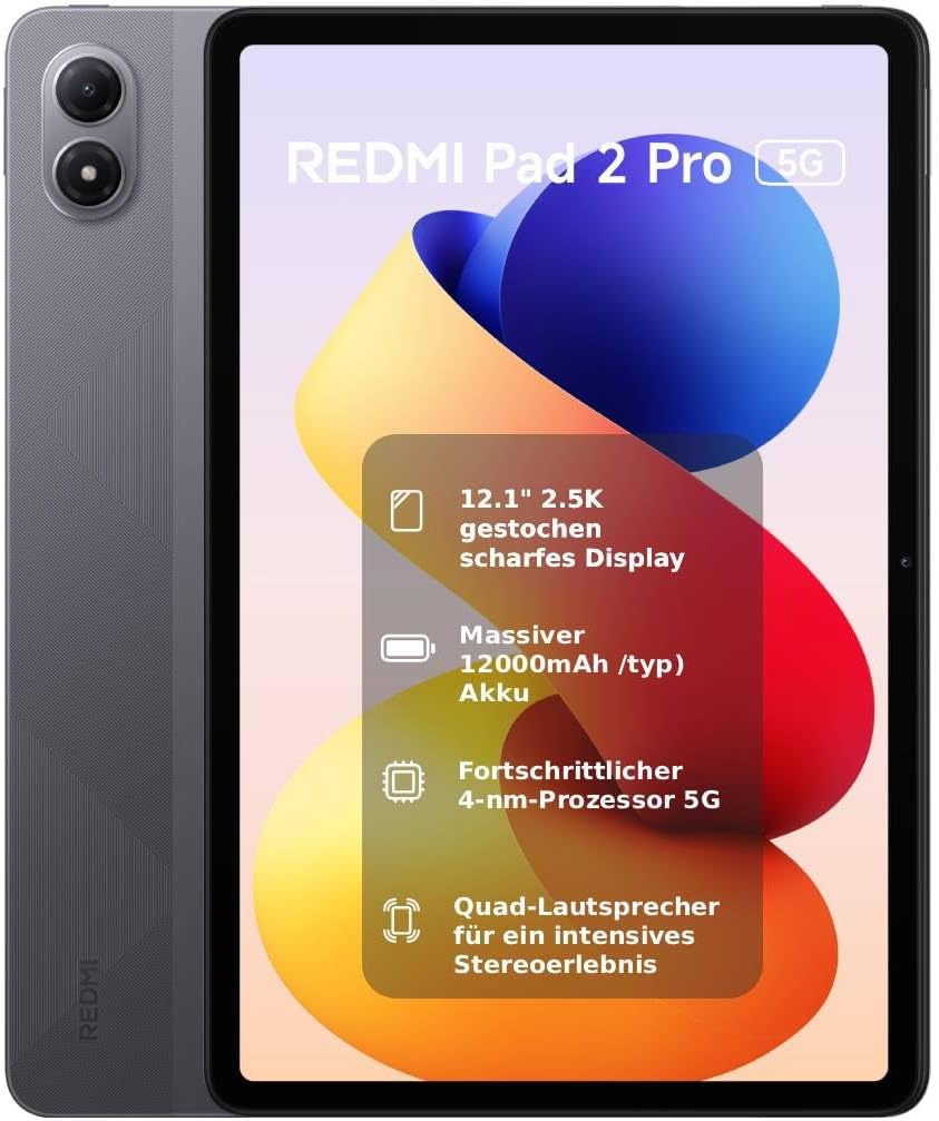 Detalle de Xiaomi Redmi Pad 2 Pro 5G 12,1 Zoll Tablet