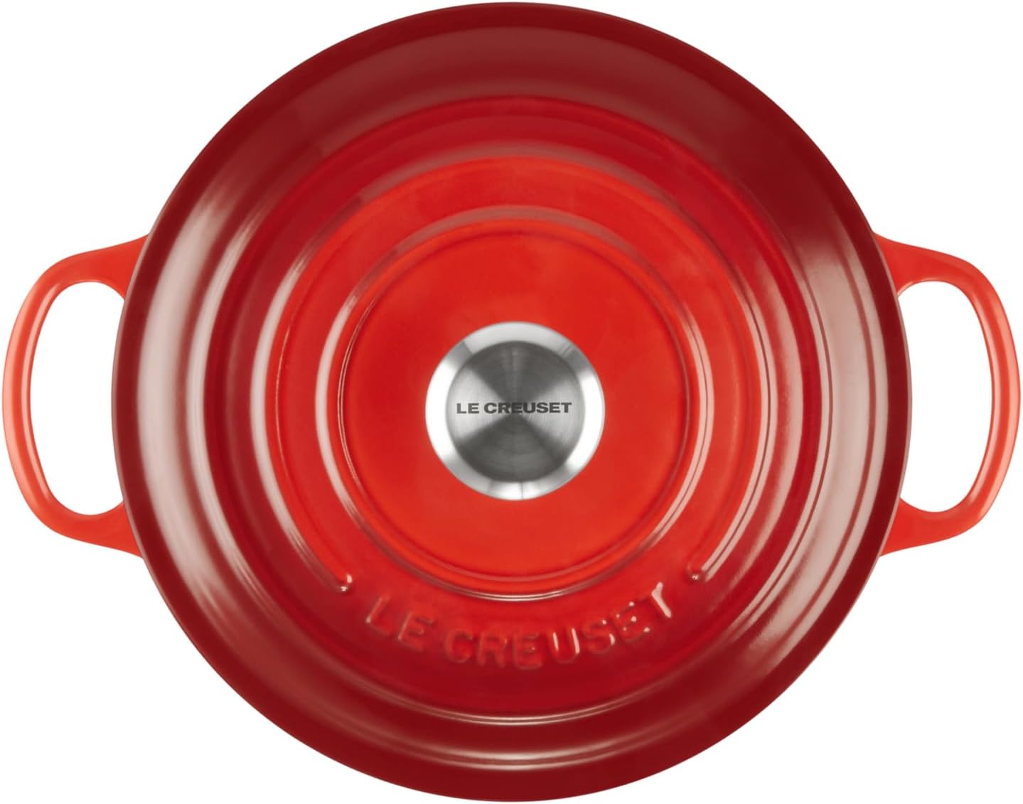 Detalle de LE CREUSET Signature Gusseisen-Bräter mit Deckel, Ø 20 cm (2,4 l) – Kirschrot