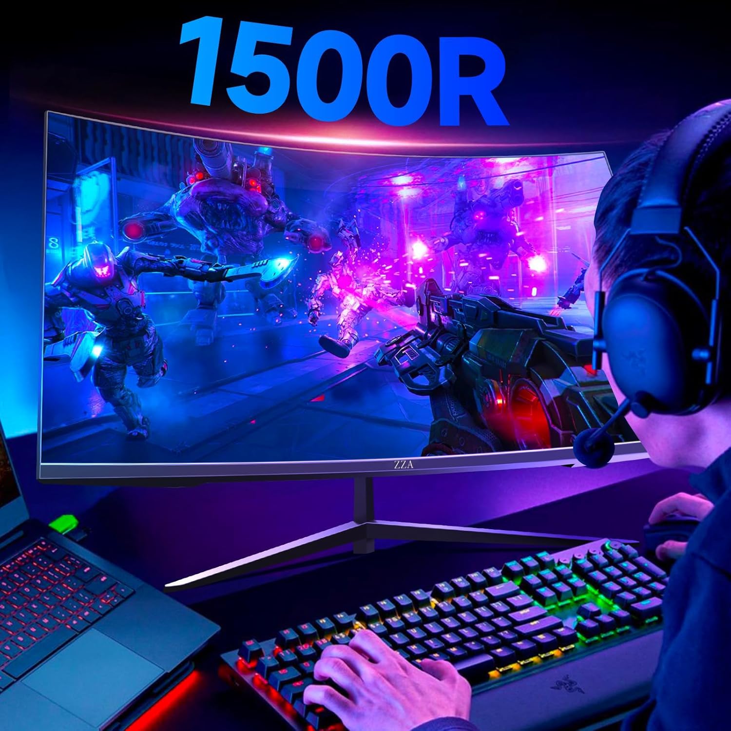 Thumbnail 4 de ZZA 32 Inch Curved Monitor 165Hz