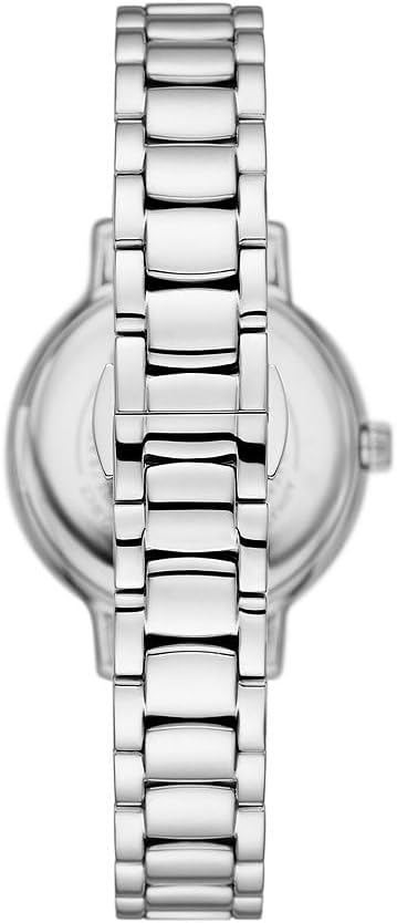 Detalle de Emporio Armani Orologio da donna – Cassa in acciaio inox, vetro minerale, design circolare