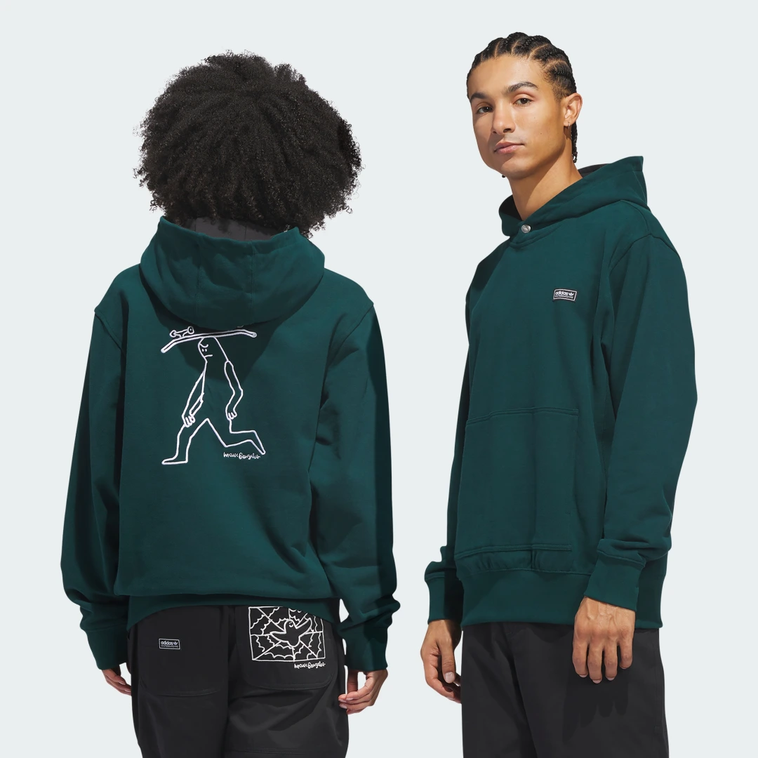 Detalle de Sudadera con capucha Skateboarding x Mark Gonzales Skate Head — Adidas