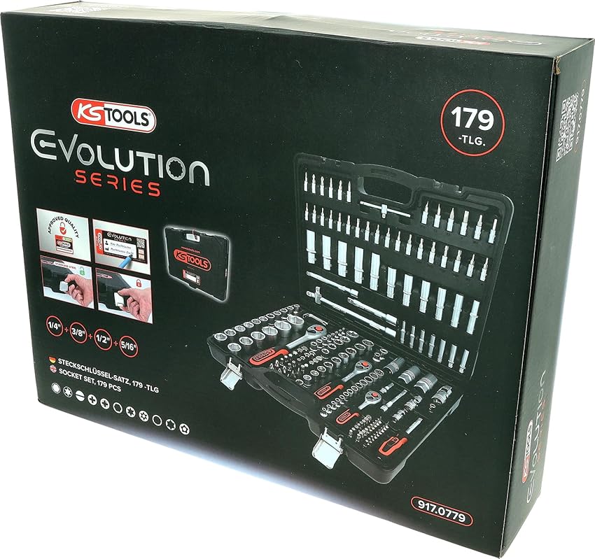 Detalle 2 de KS Tools 917.0779 Juego de vasos 179 pzs