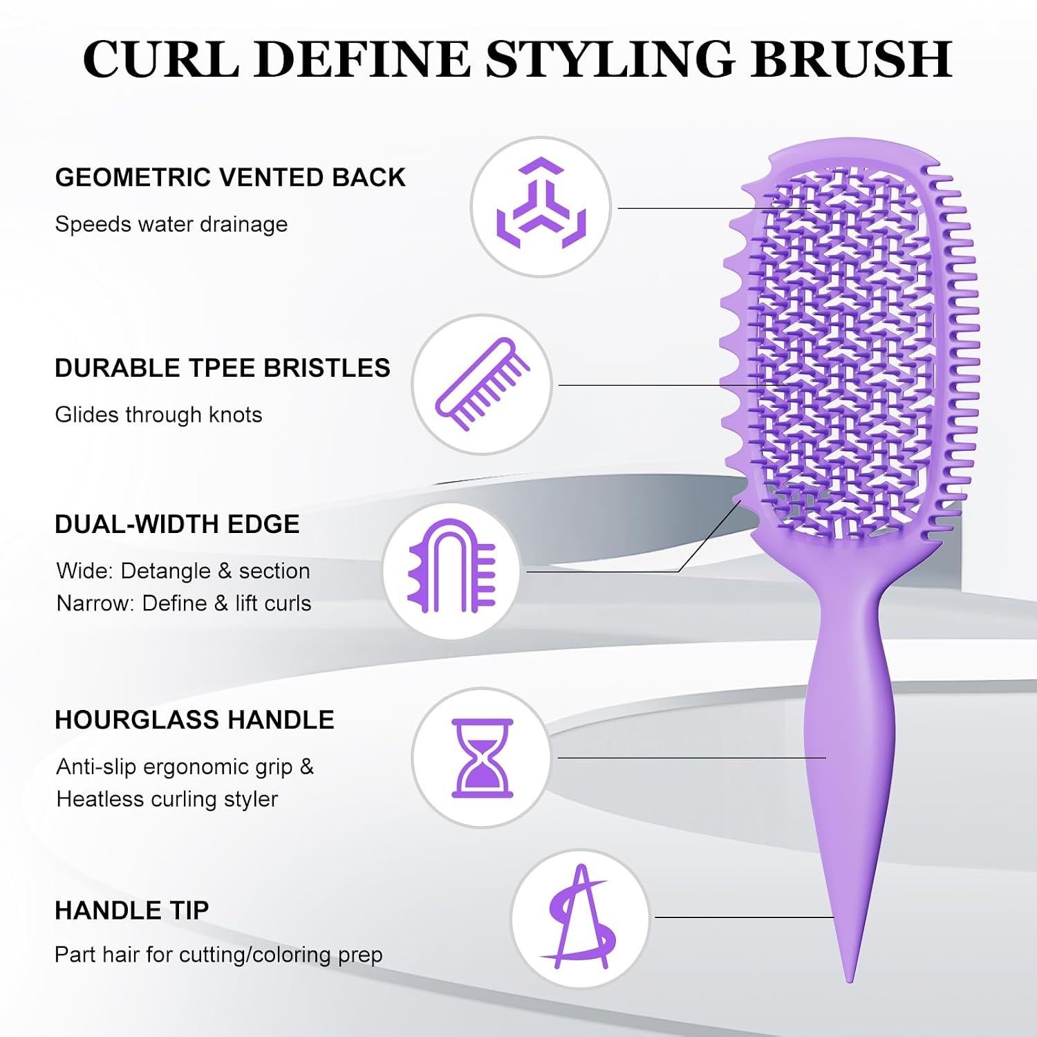 Detalle 2 de Curl Defining Brush 4A–4C 💇♀