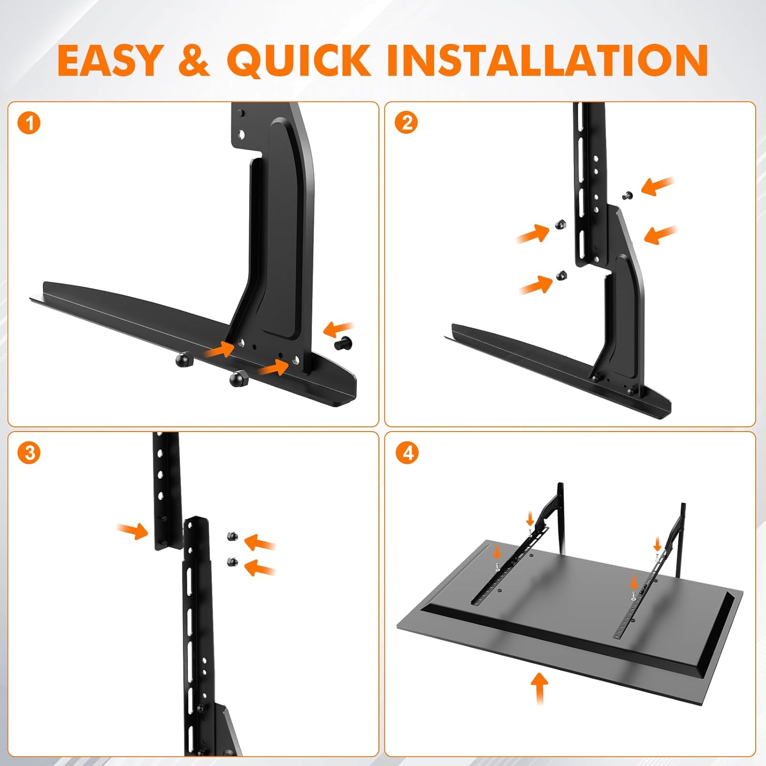 Thumbnail 5 de GRIFEMA Universal TV Stand for 22-80" LCD/LED TVs with Adjustable Height