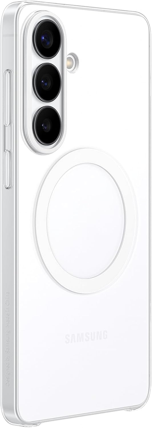 Detalle 2 de Samsung Clear Magnet Case with Magnetic Power Profile per Galaxy S26+: protezione leggera e stile invisibile