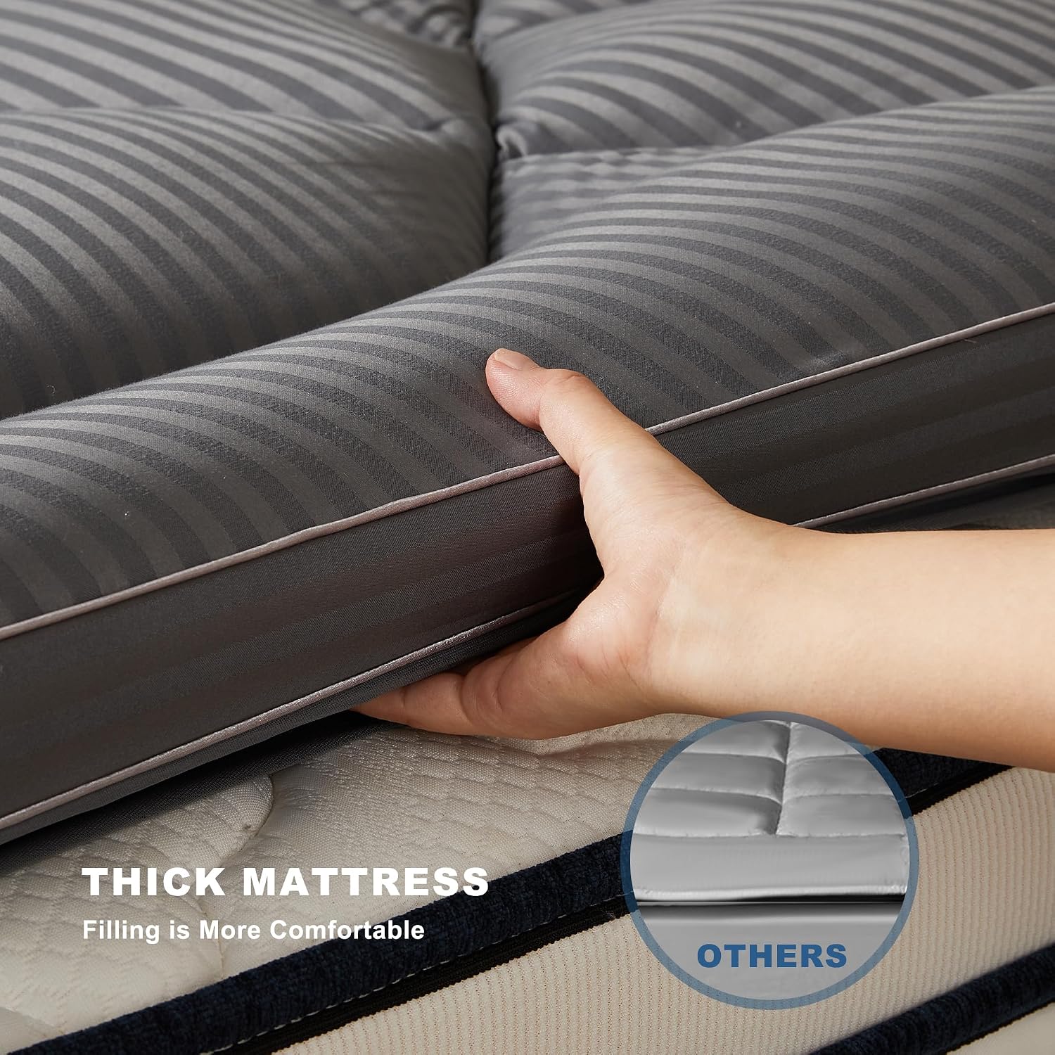 Thumbnail 6 de BEDLORE Queen Mattress Topper