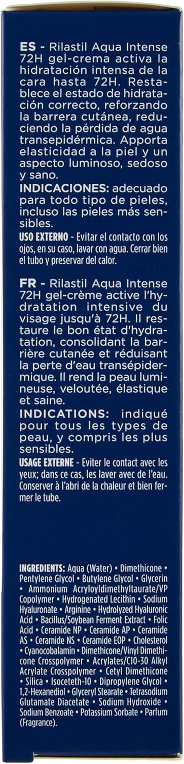 Thumbnail 4 de Rilastil Aqua Intense 72H gel-crema idratante con acido ialuronico e ceramidi, 40 ml