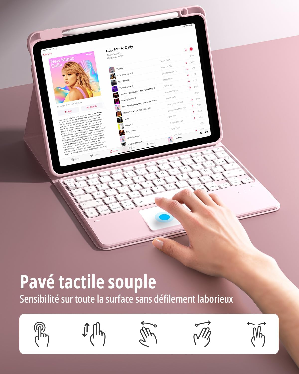 Detalle de CACOE Clavier iPad Air 11 pouces AZERTY