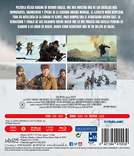 Detalle 2 de 1942 - La gran ofensiva – Blu-ray Disc (BD) de Divisa Films