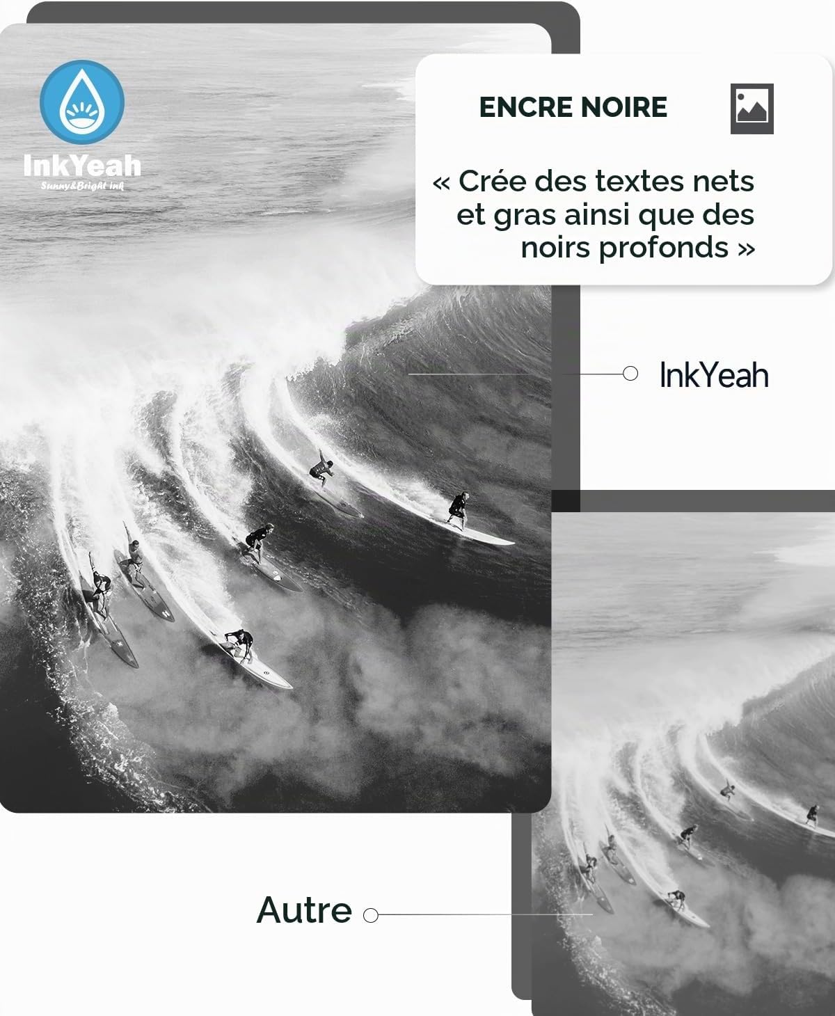 Thumbnail 5 de INKYEAH 301 XL zwarte inktcartridges, 2-pack voor HP DeskJet, ENVY en OfficeJet