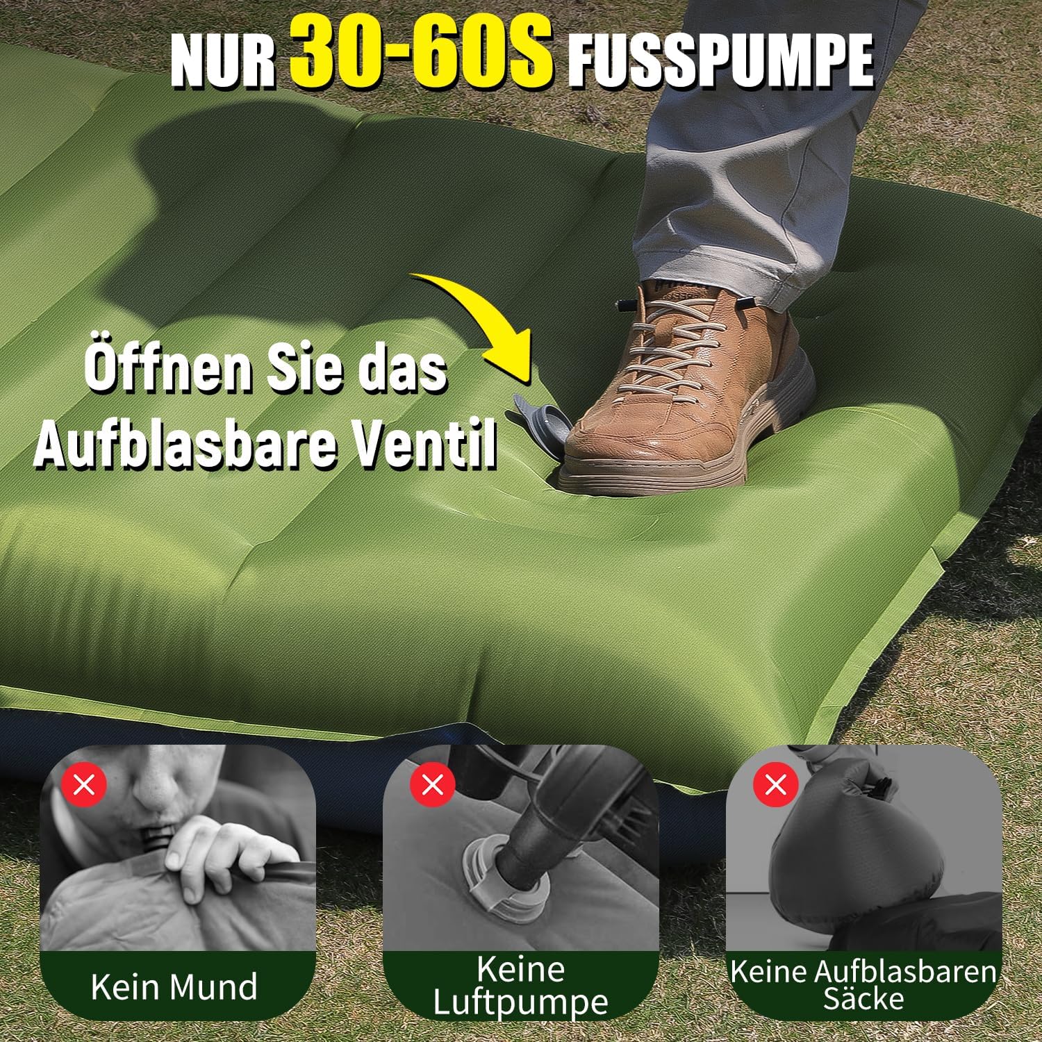 Thumbnail 4 de Myxslop Camping Isomatte 200x68x12 cm