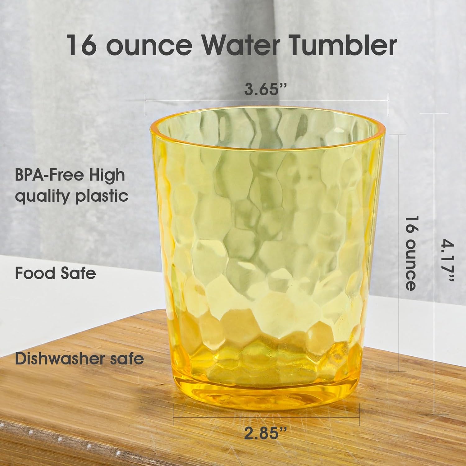 Detalle 2 de AKMQYM Plastic Tumblers 8-Pack