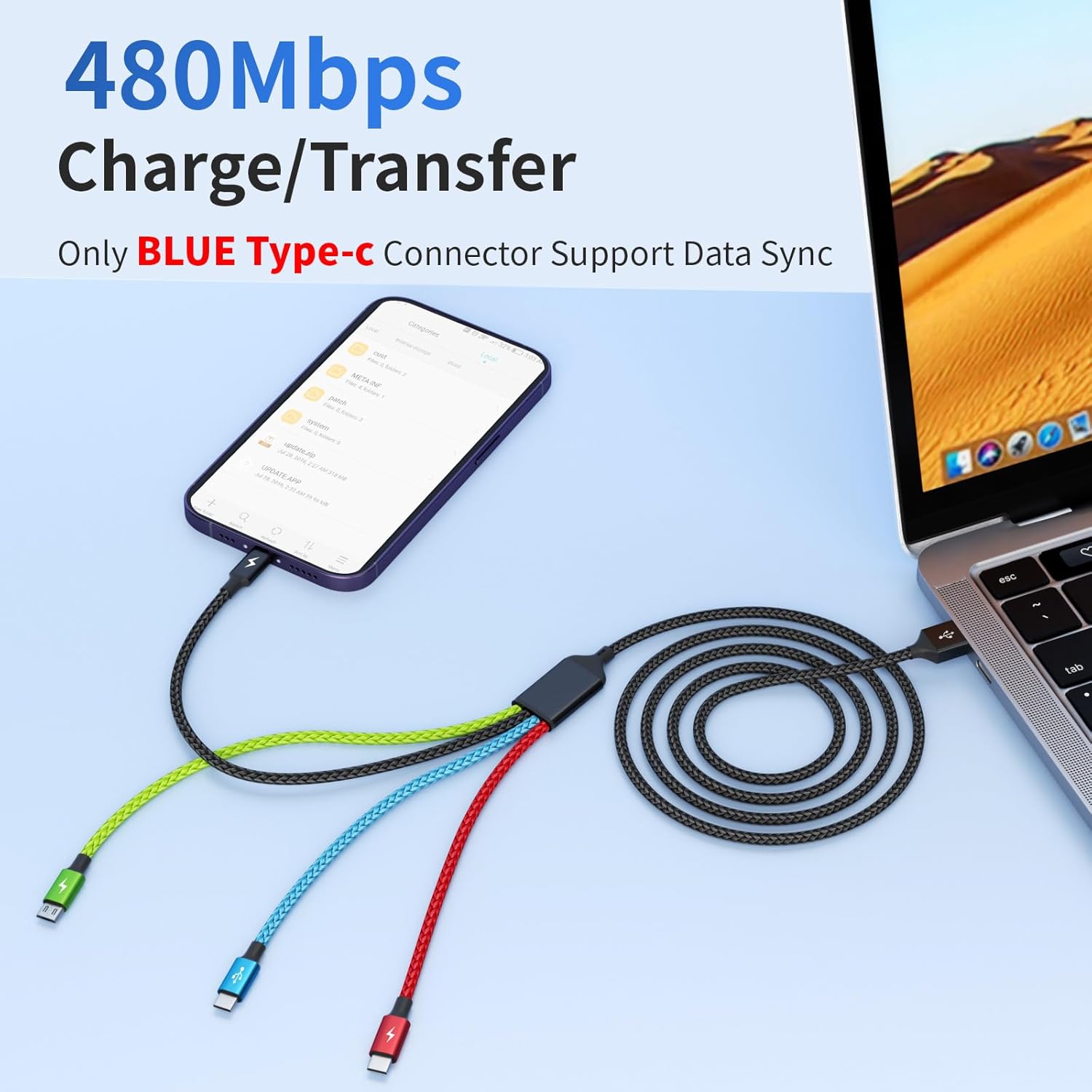 Thumbnail 3 de Firsting Travel Essentials Multi Charging Cable 5FT