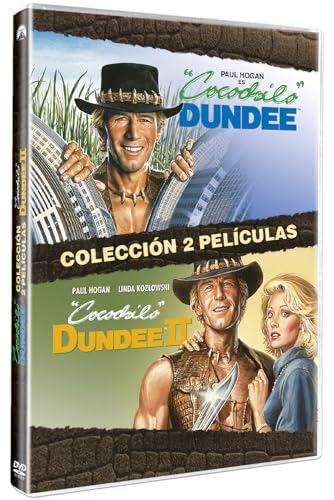 Detalle de Cocodrilo Dundee (Crocodile Dundee) — Pack 2 Películas en DVD (Cocodrilo Dundee 1986 y Cocodrilo Dundee II 1988) / Divisa Films