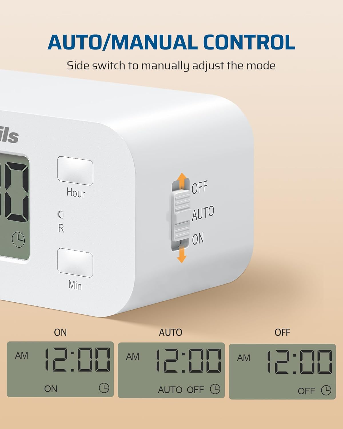 Thumbnail 6 de DEWENWILS Indoor Timer Outlet 2-Pack