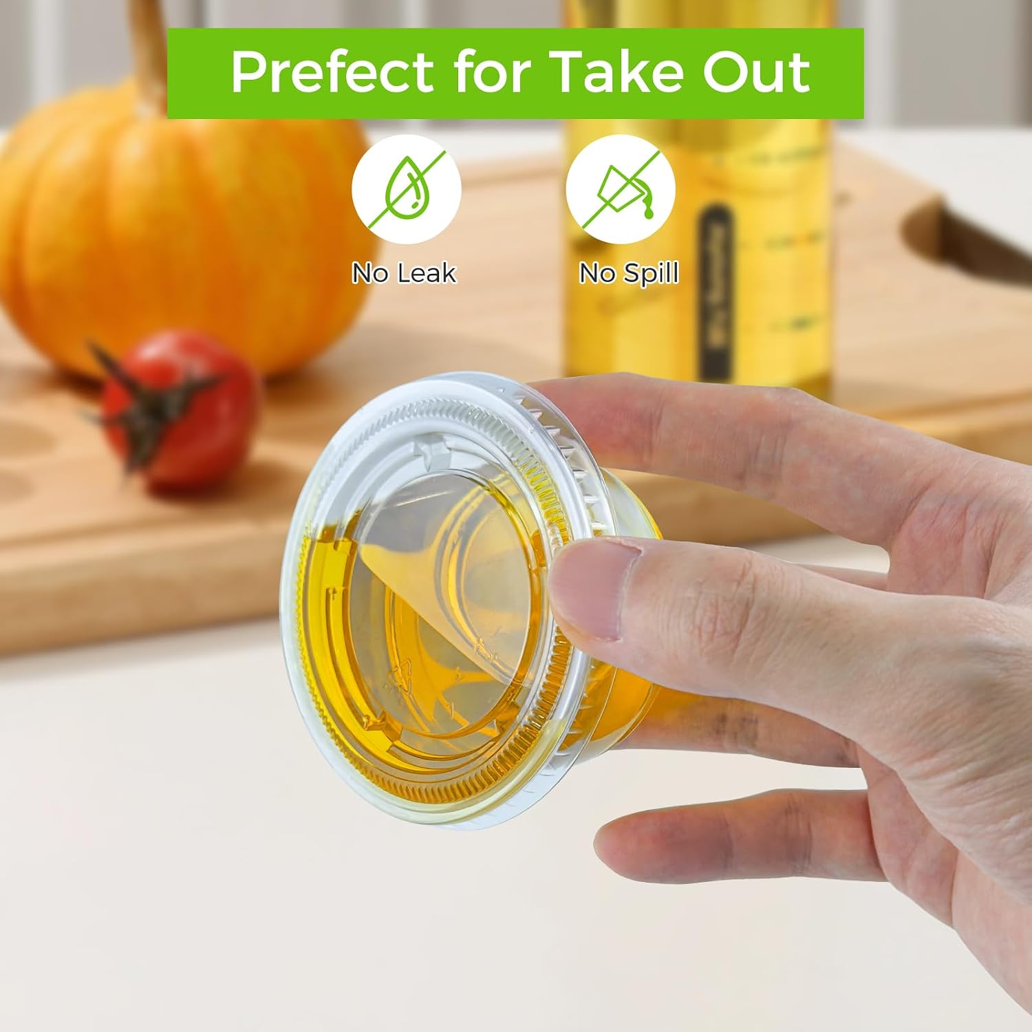Detalle 2 de Dealusy 360 Set 3.25 oz Jello Shot Cups with Lids (360-pack)
