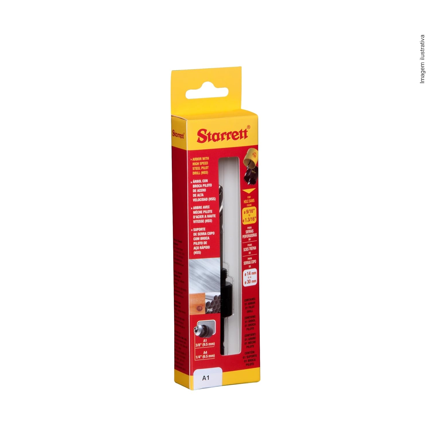 Thumbnail 2 de Starrett A1 Hole Saw Arbor 14–30mm