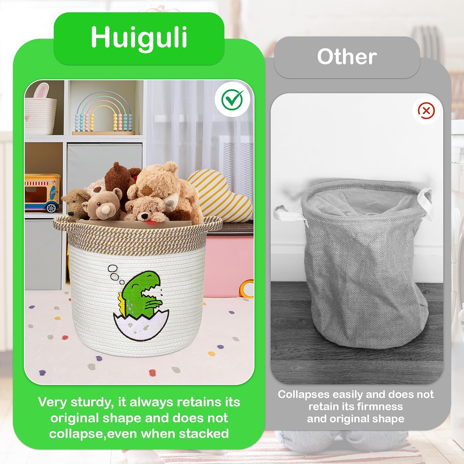 Thumbnail 4 de Huiguli Children's Cotton Storage Basket