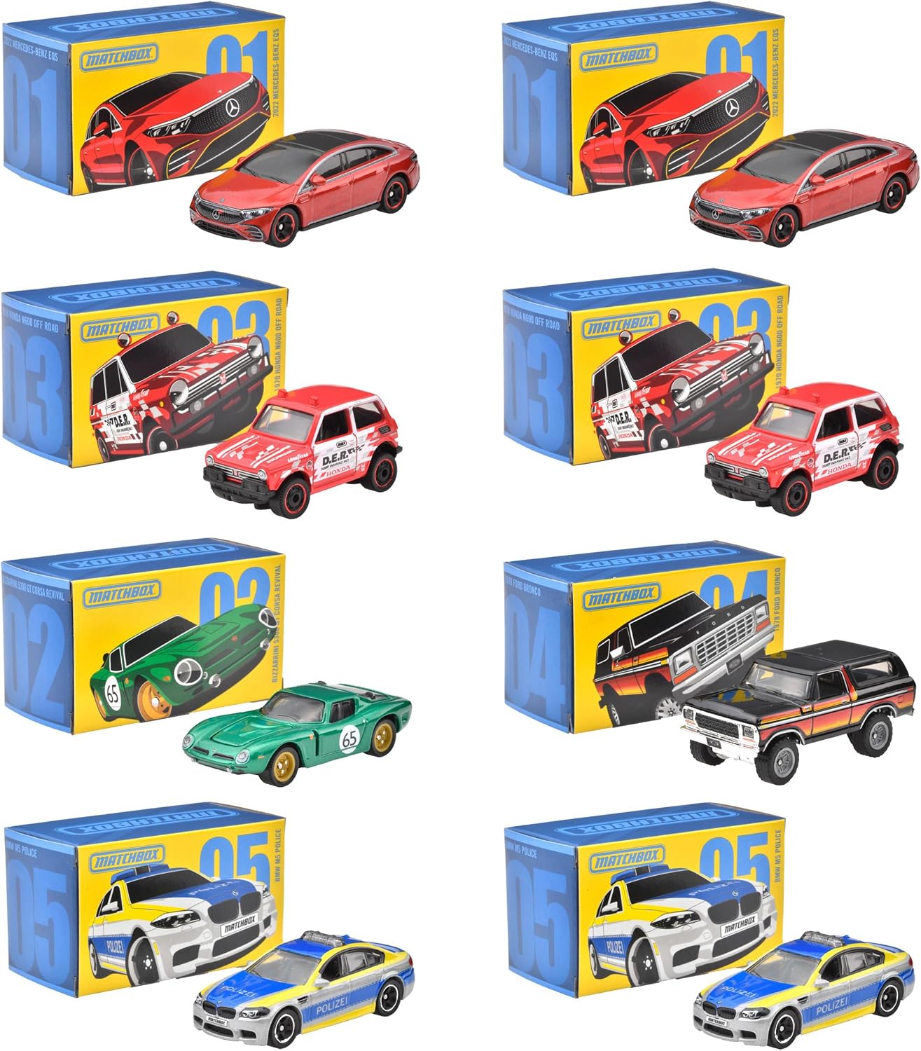 Detalle de マッチボックス GBJ48-987A コレクターズアソート ミニカー 8台セット 1/64