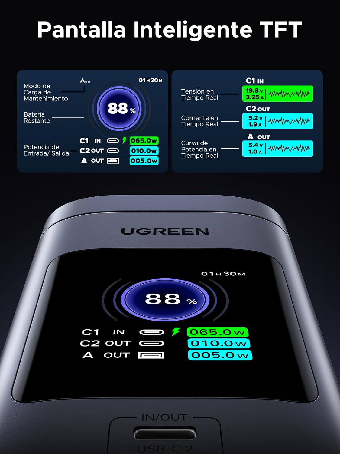 Thumbnail 6 de UGREEN Nexode Power Bank 20000mAh 145W