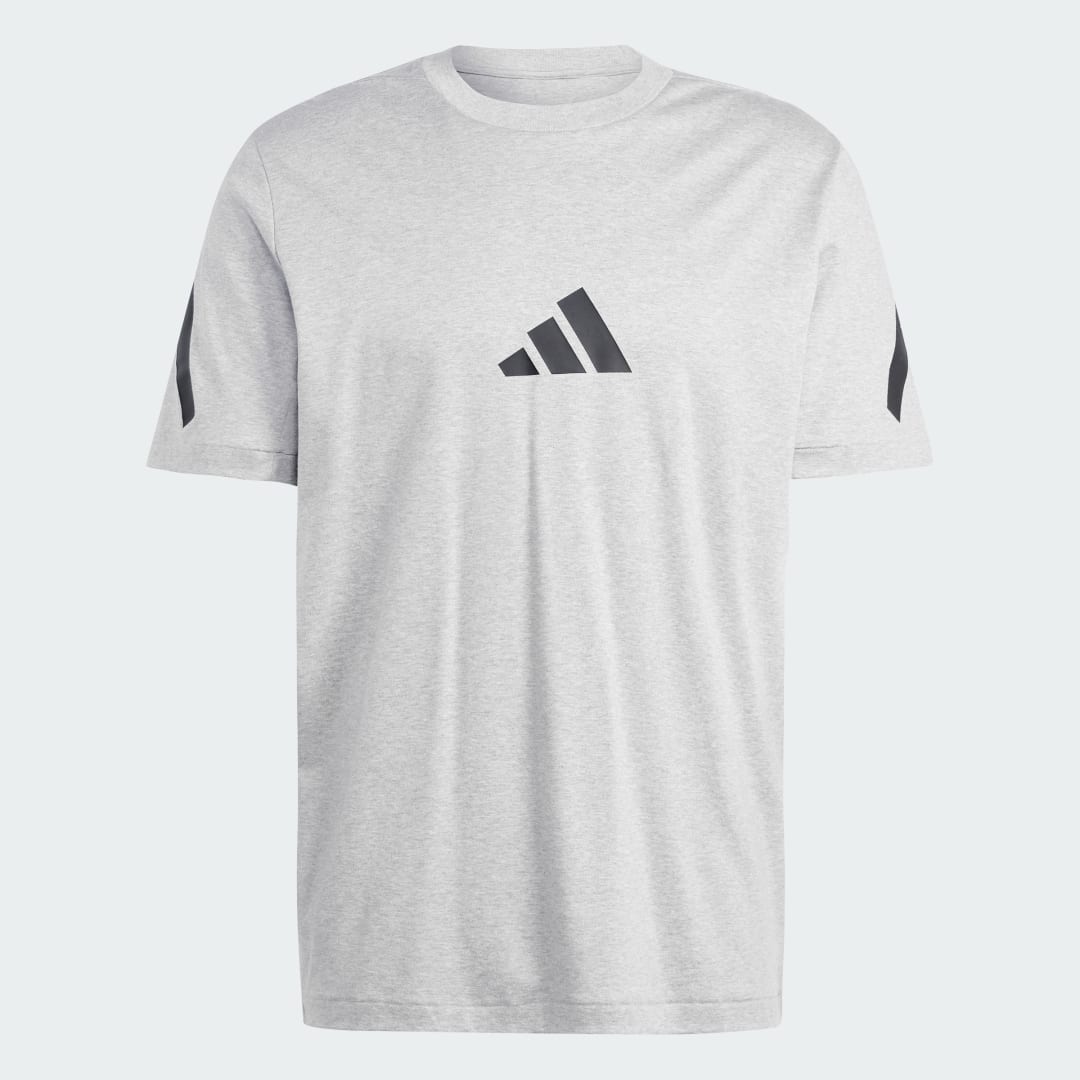 Detalle 2 de Camiseta adidas Z.N.E. en gris – comodidad y estilo urbano de Adidas