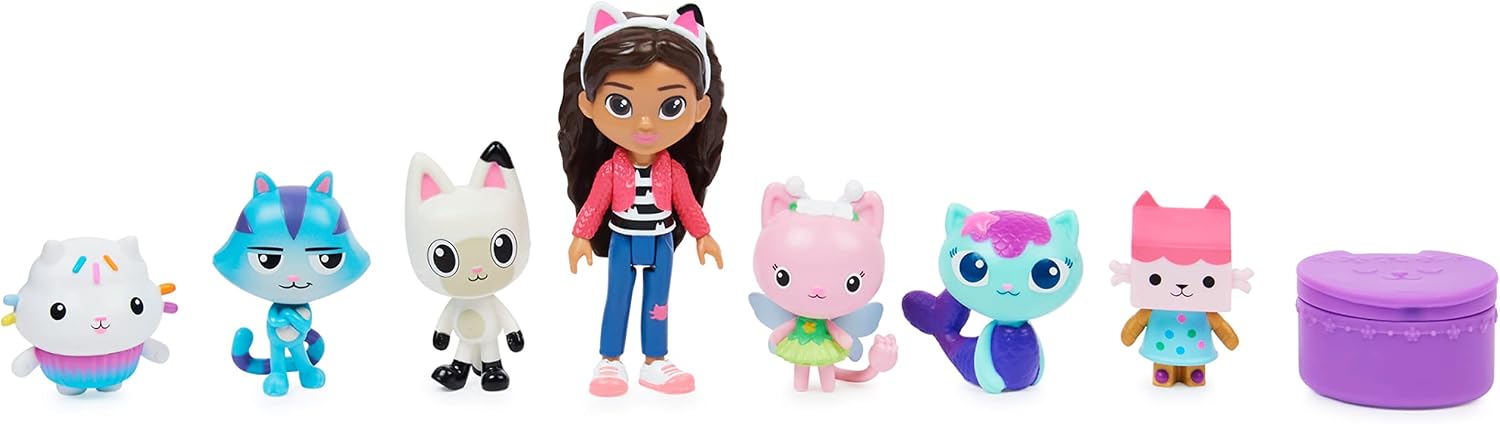 Detalle de Gabby’s Dollhouse Deluxe Figure Set 7 toys