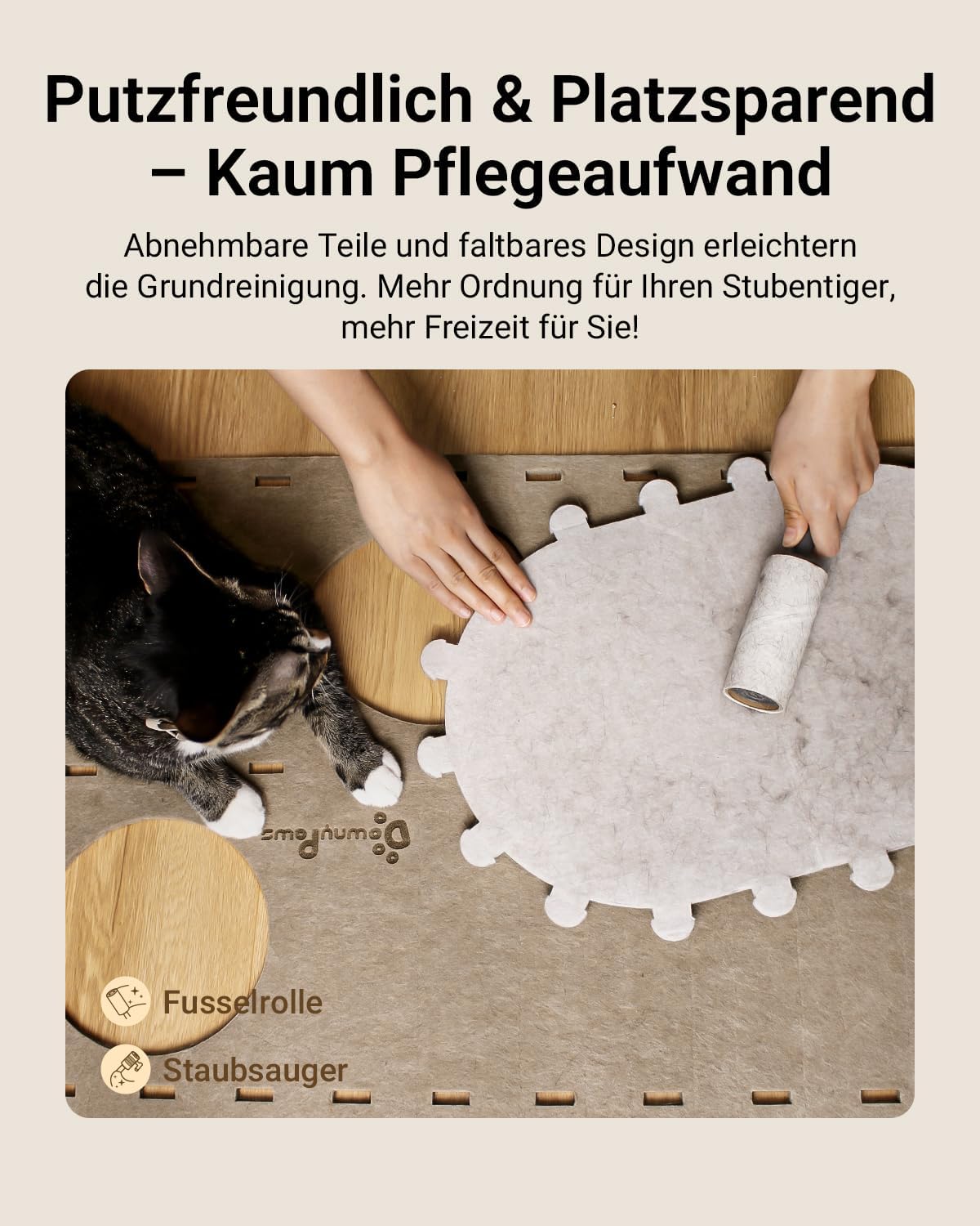 Thumbnail 6 de DownyPaws Katzenhöhle 2-stöckig 50 cm