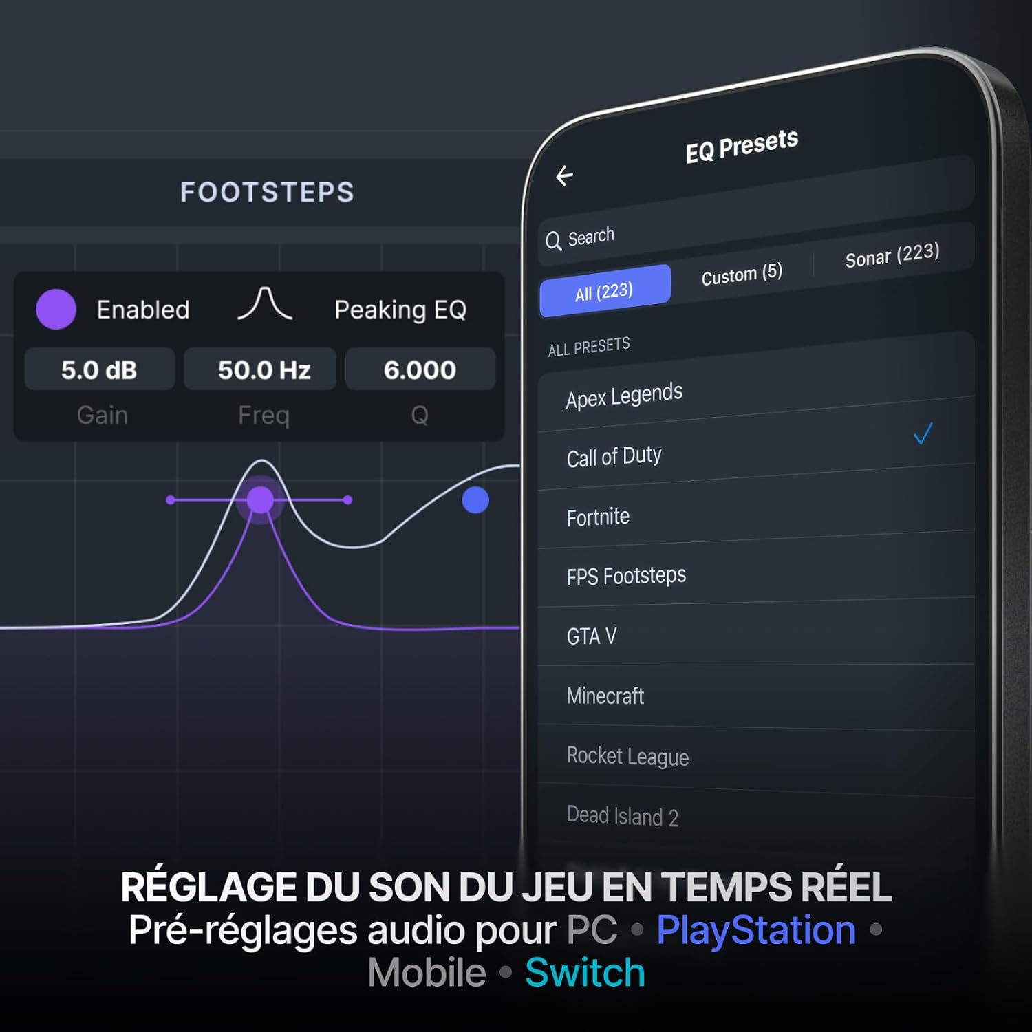 Thumbnail 2 de SteelSeries Arctis Nova 7 Gen2 sans fil multi-plateforme (2,4 GHz + Bluetooth) – contrôle en temps réel