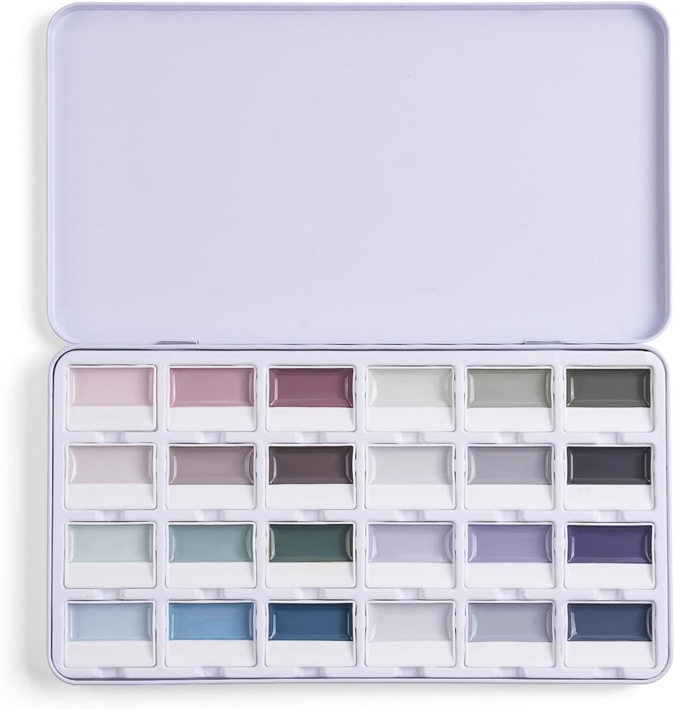 Detalle de Fuumuui CREAMORA 24-Colour Opaque Semi-Moist Watercolour Paint Set