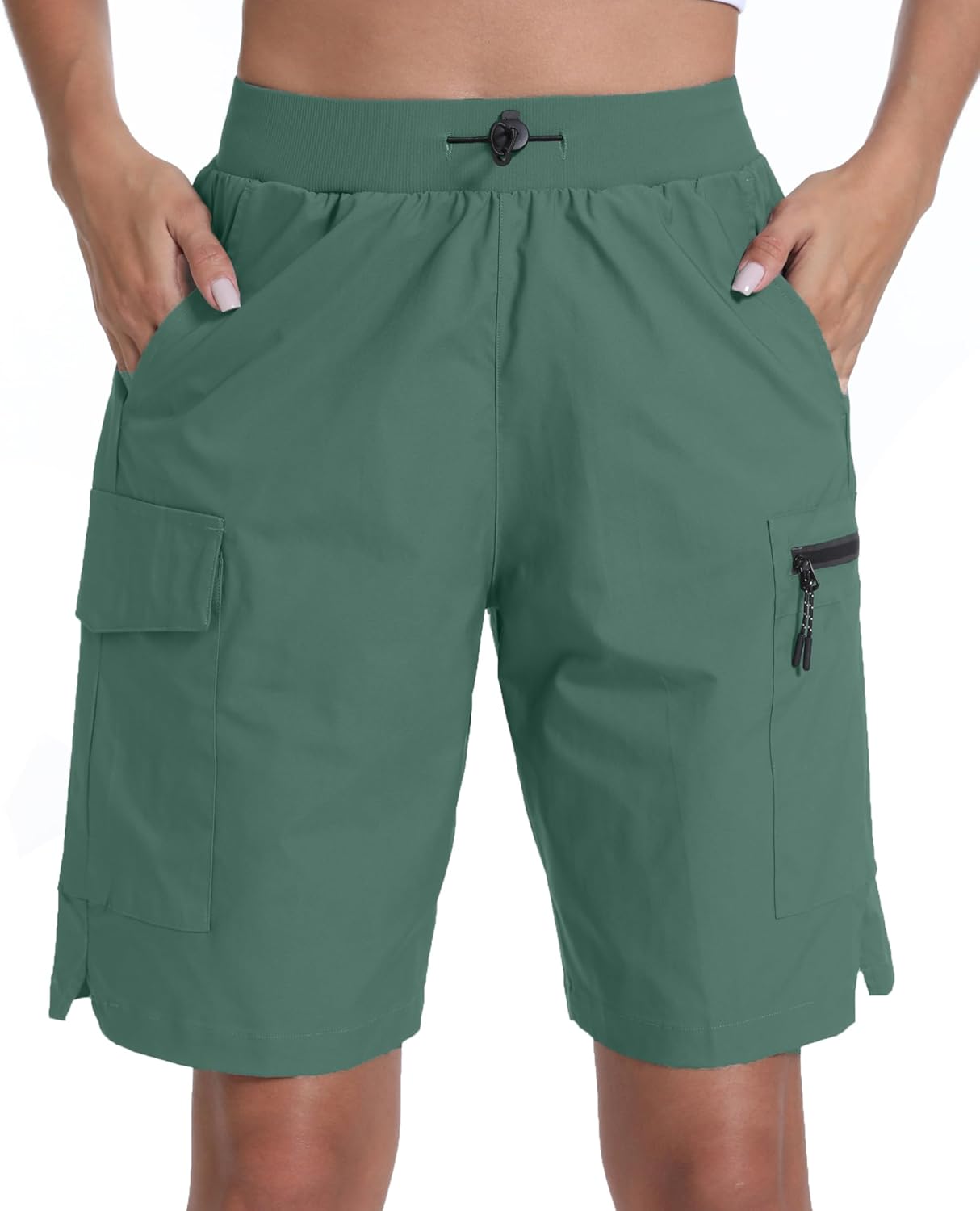 Thumbnail 6 de zsenoxaxi Women's Hiking Cargo Shorts: Lightweight, Quick-Dry, and Ready for Outdoor Adventures