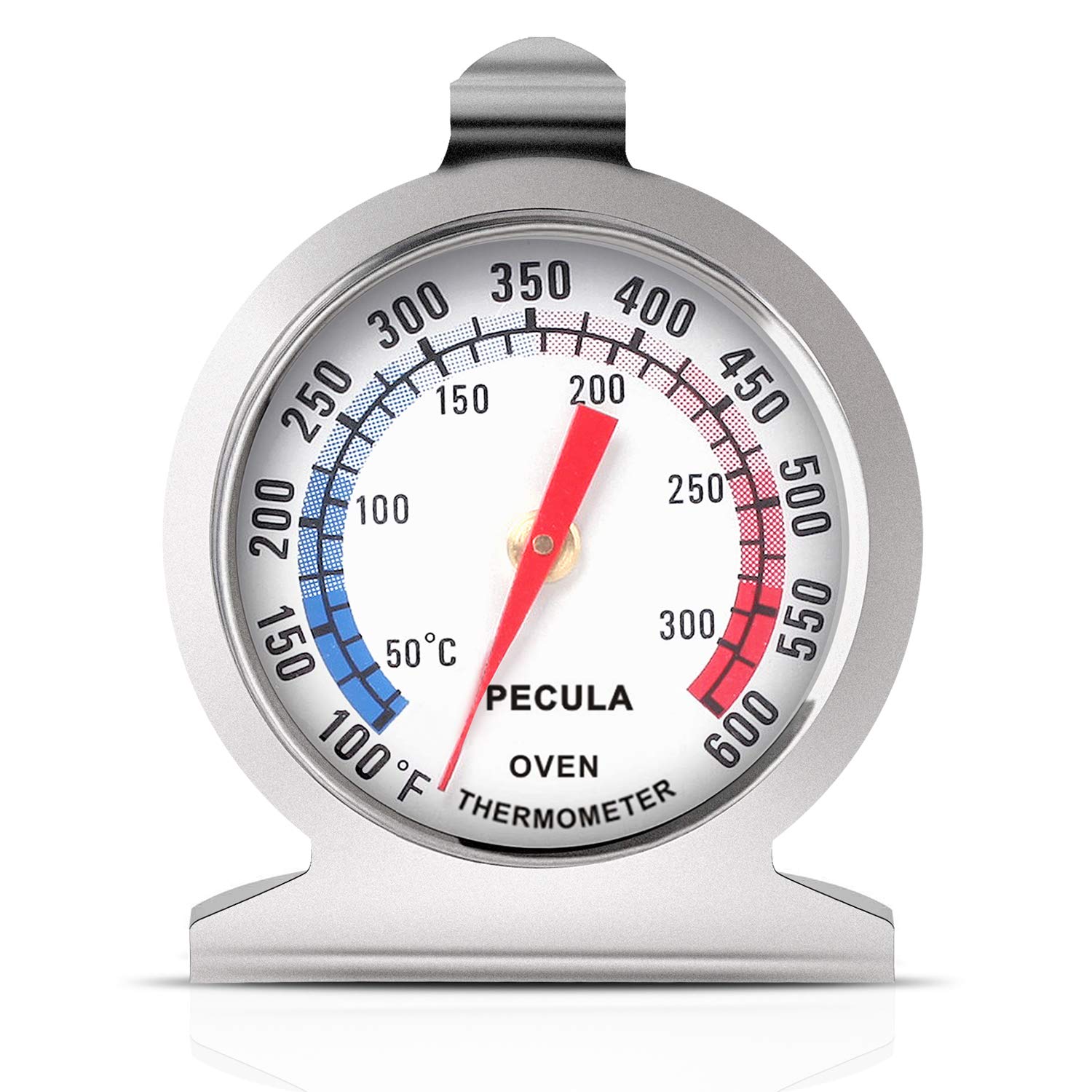 Oven Thermometer 50–300°C Instant Read Stainless Steel