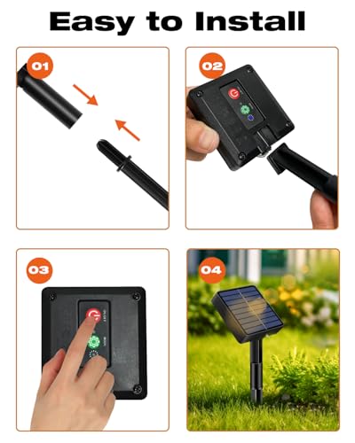 Detalle de bitjam Solar-Lichterkette Outdoor, 7 m mit 50 LEDs – wetterfest & IP65