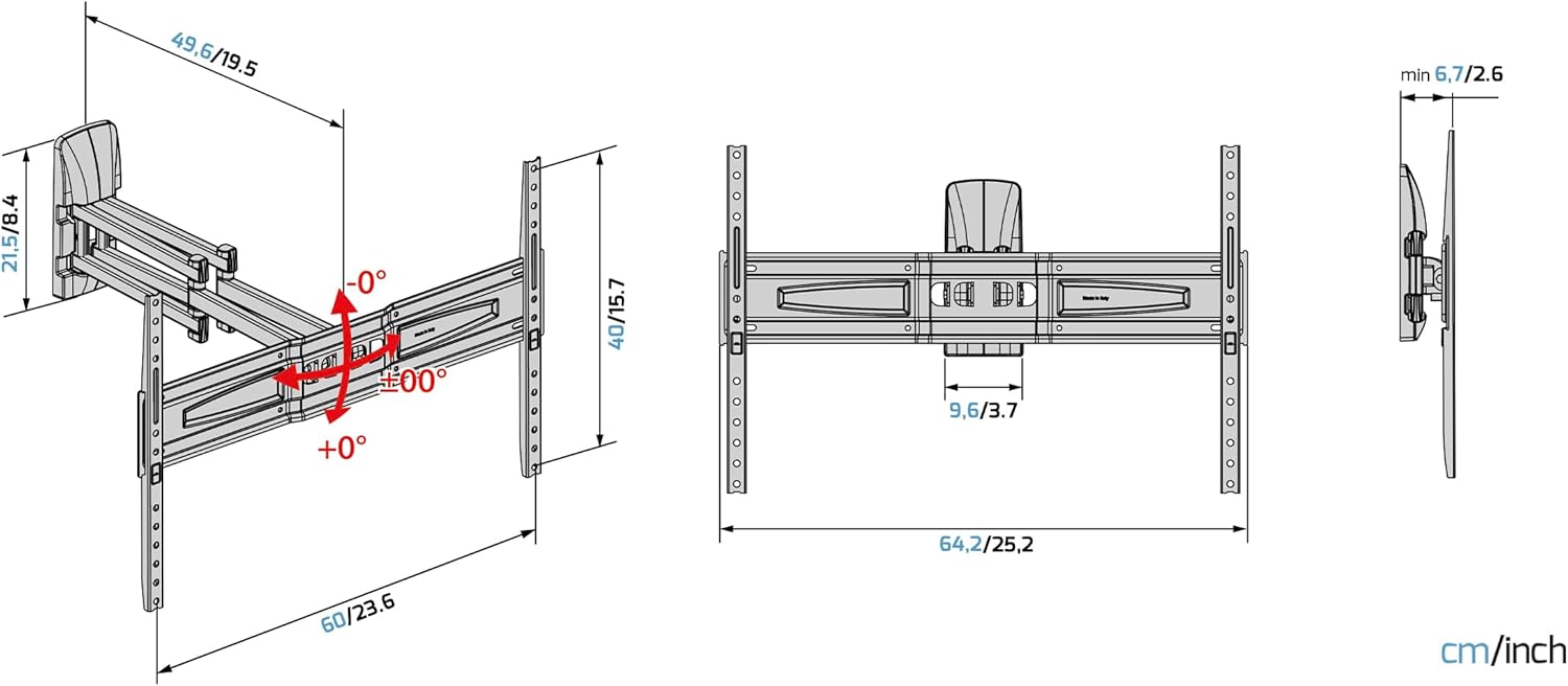 Thumbnail 3 de Meliconi DUALMOTION 600 EASY supporto TV 40-82 📺