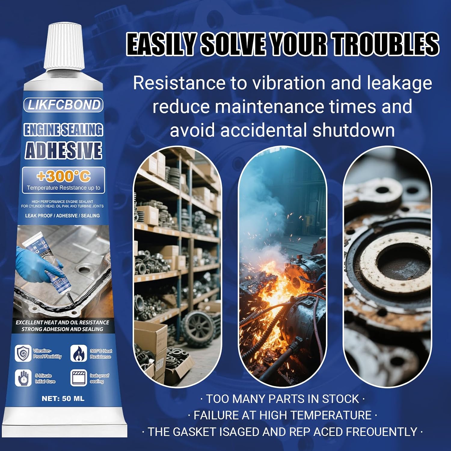Thumbnail 3 de LIKFCBOND Sigillante per Motori 50ML